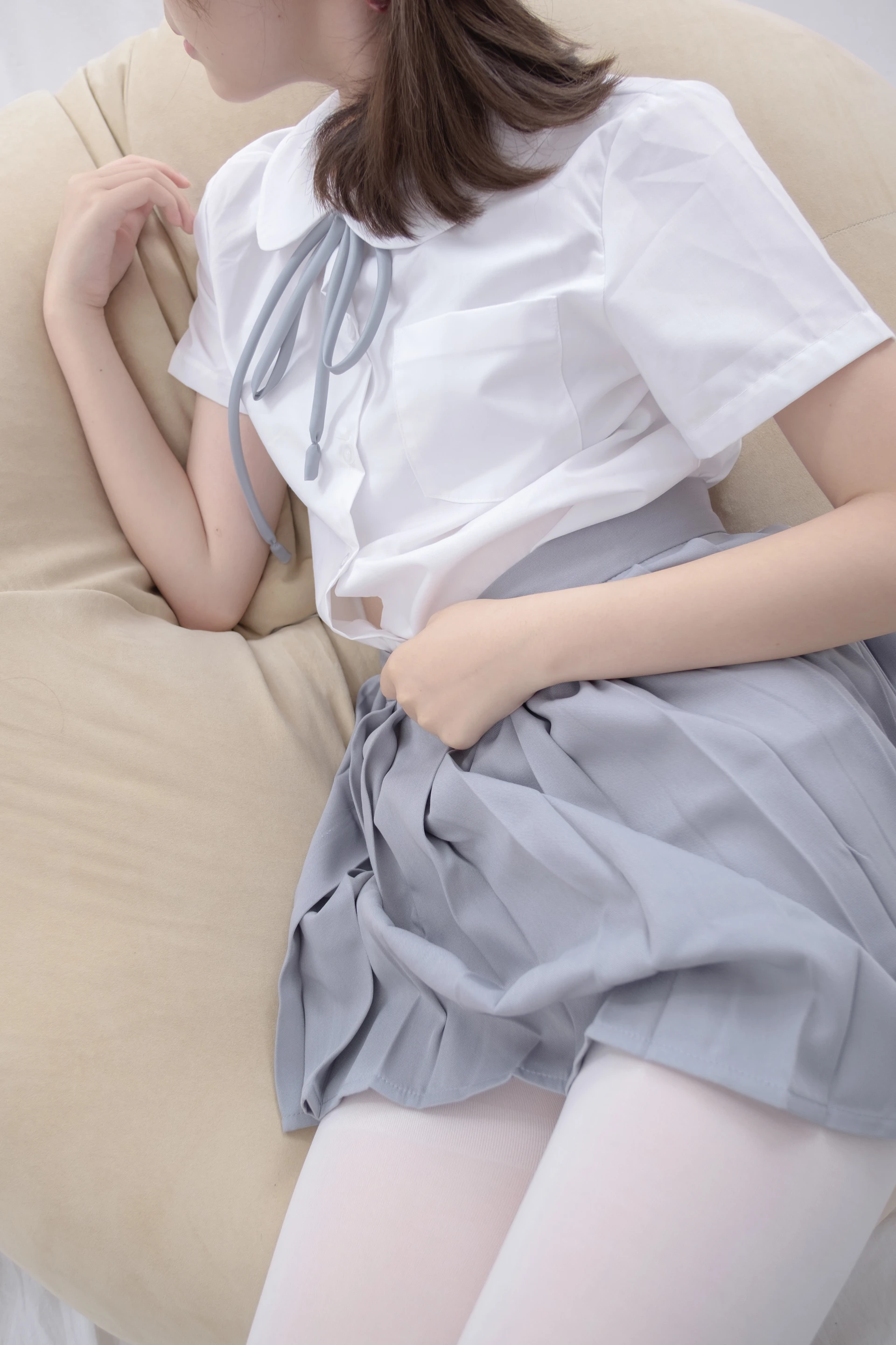 森萝财团 R15-025 [75P-314M]学生装, 森萝财团, 白丝, 美腿