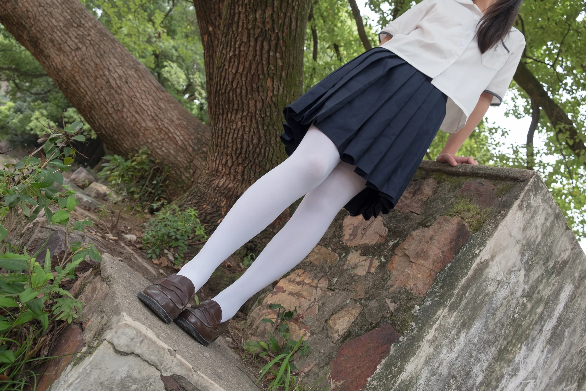 森萝财团 R15-034 [102P-694M]学生装, 森萝财团, 白丝, 美腿