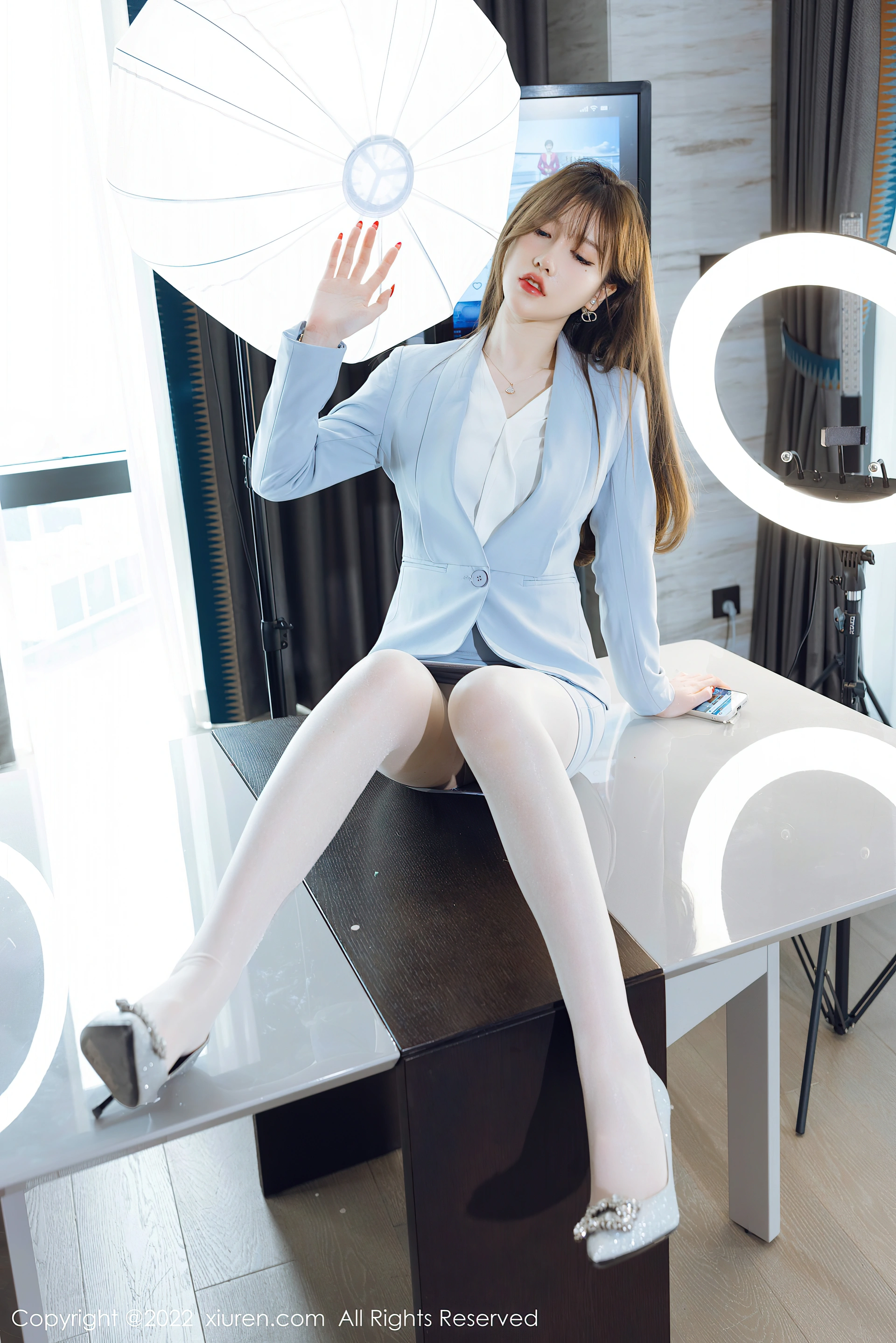 XiuRen秀人网 2022.03.02 No.4658 美桃酱 丝袜美臀[65+1P 591MB]
