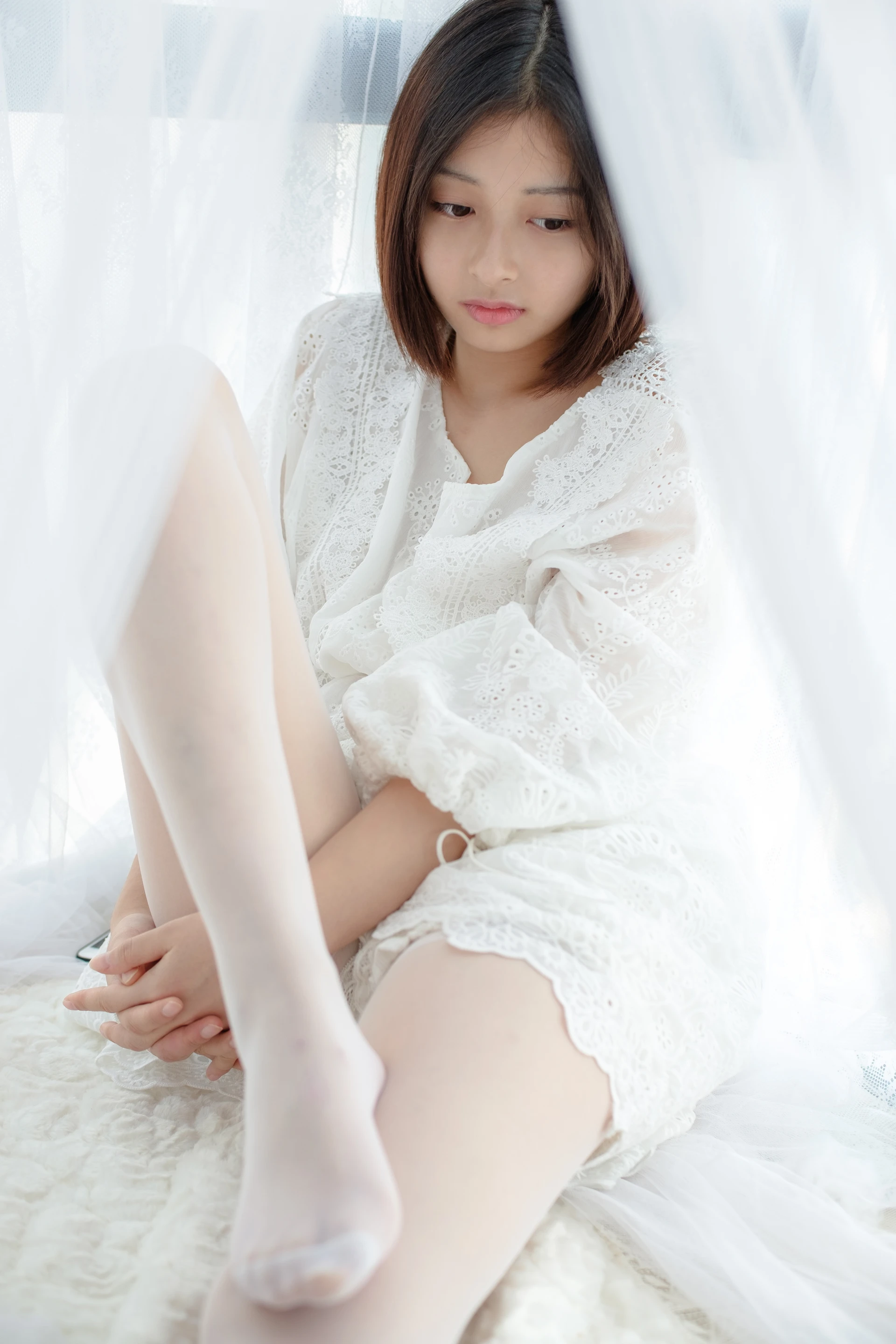 森萝财团 SSR-003 [161P-814M]森萝财团, 白丝, 蕾丝