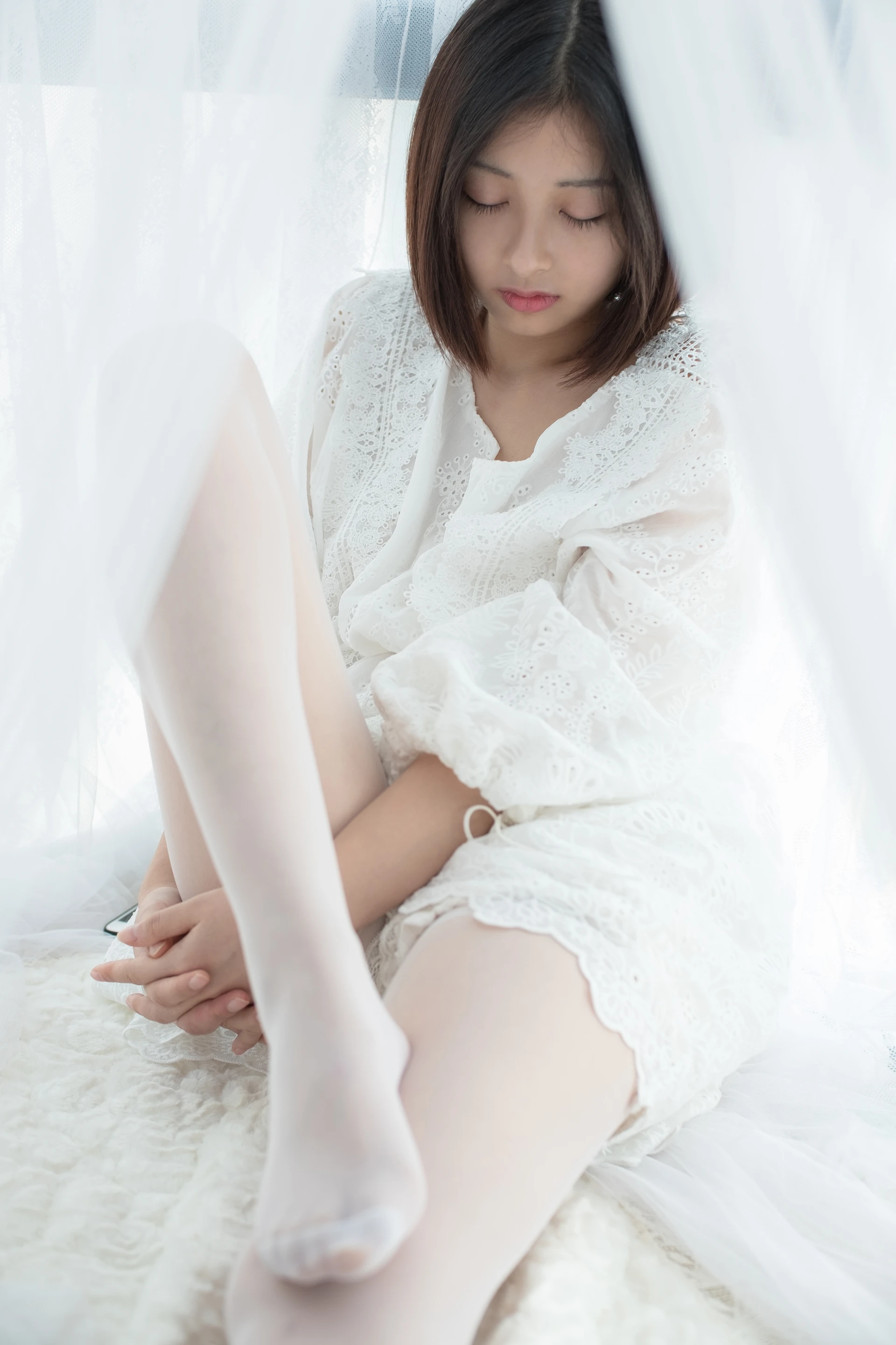 森萝财团 SSR-003 [161P-814M]森萝财团, 白丝, 蕾丝