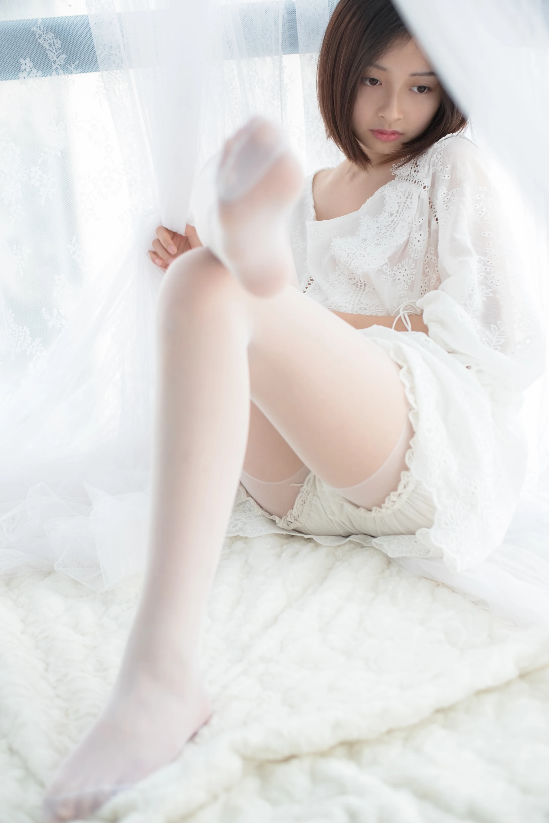 森萝财团 SSR-003 [161P-814M]森萝财团, 白丝, 蕾丝