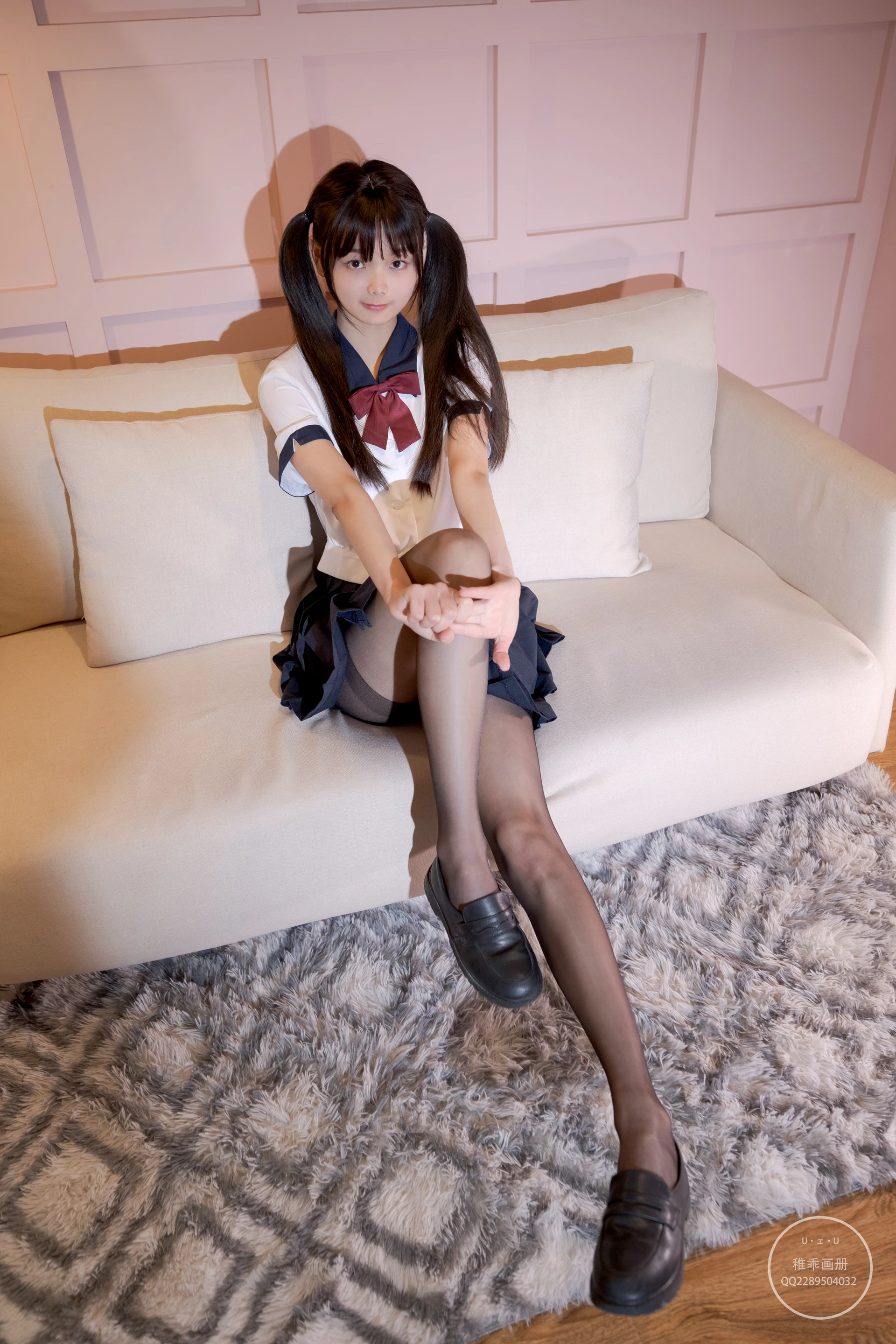 稚乖画册 赤西夜夜《露颜》双马尾黑丝JK制服 [86P1V-1.74GB]JK制服, 双马尾, 稚乖画册, 美腿, 美足, 赤西夜夜, 黑丝