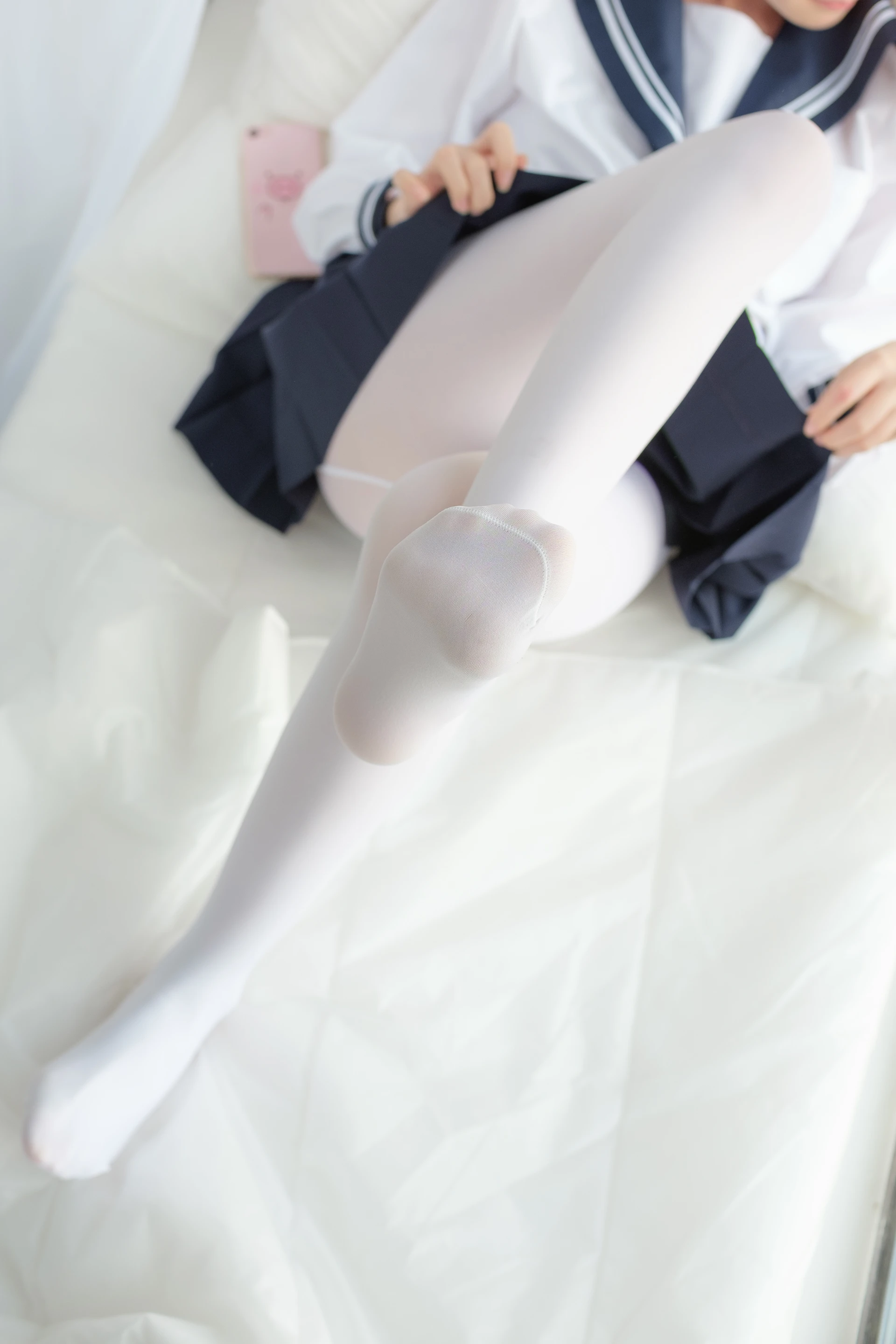 森萝财团 SSR-002 [75P-442M]Aika, 校服, 森萝财团, 白丝