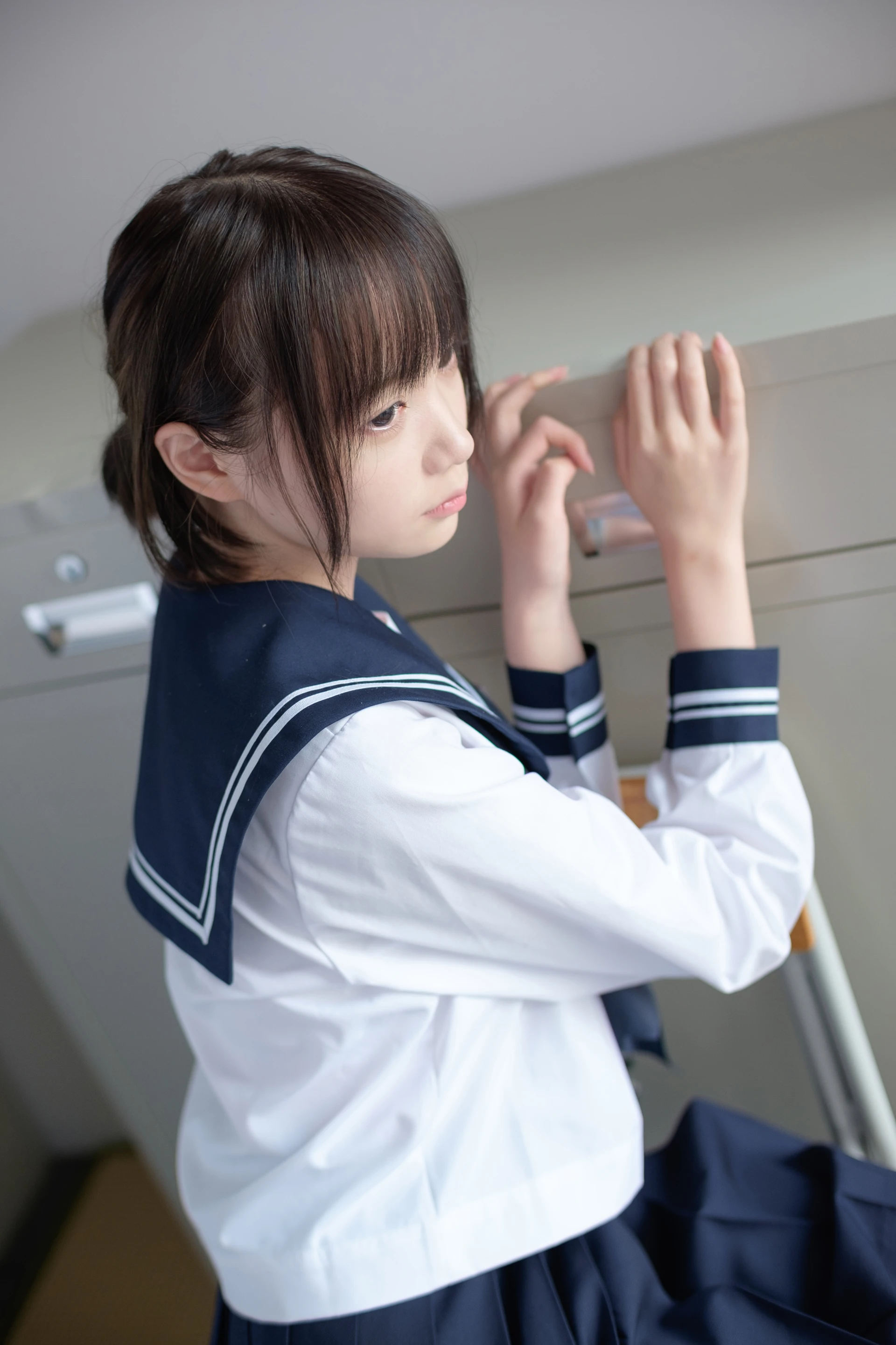 森萝财团 SSR-002 [75P-442M]Aika, 校服, 森萝财团, 白丝