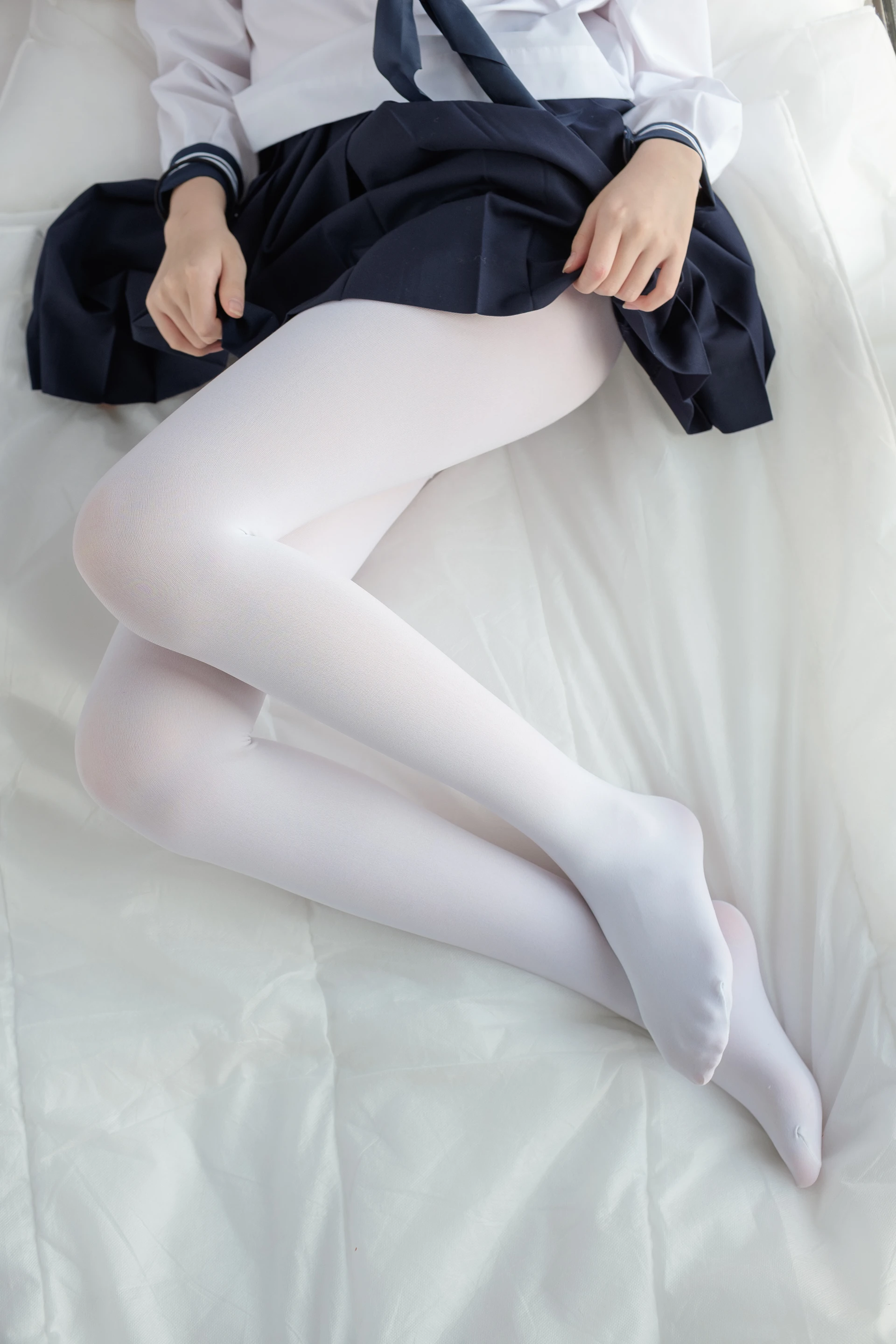 森萝财团 SSR-002 [75P-442M]Aika, 校服, 森萝财团, 白丝