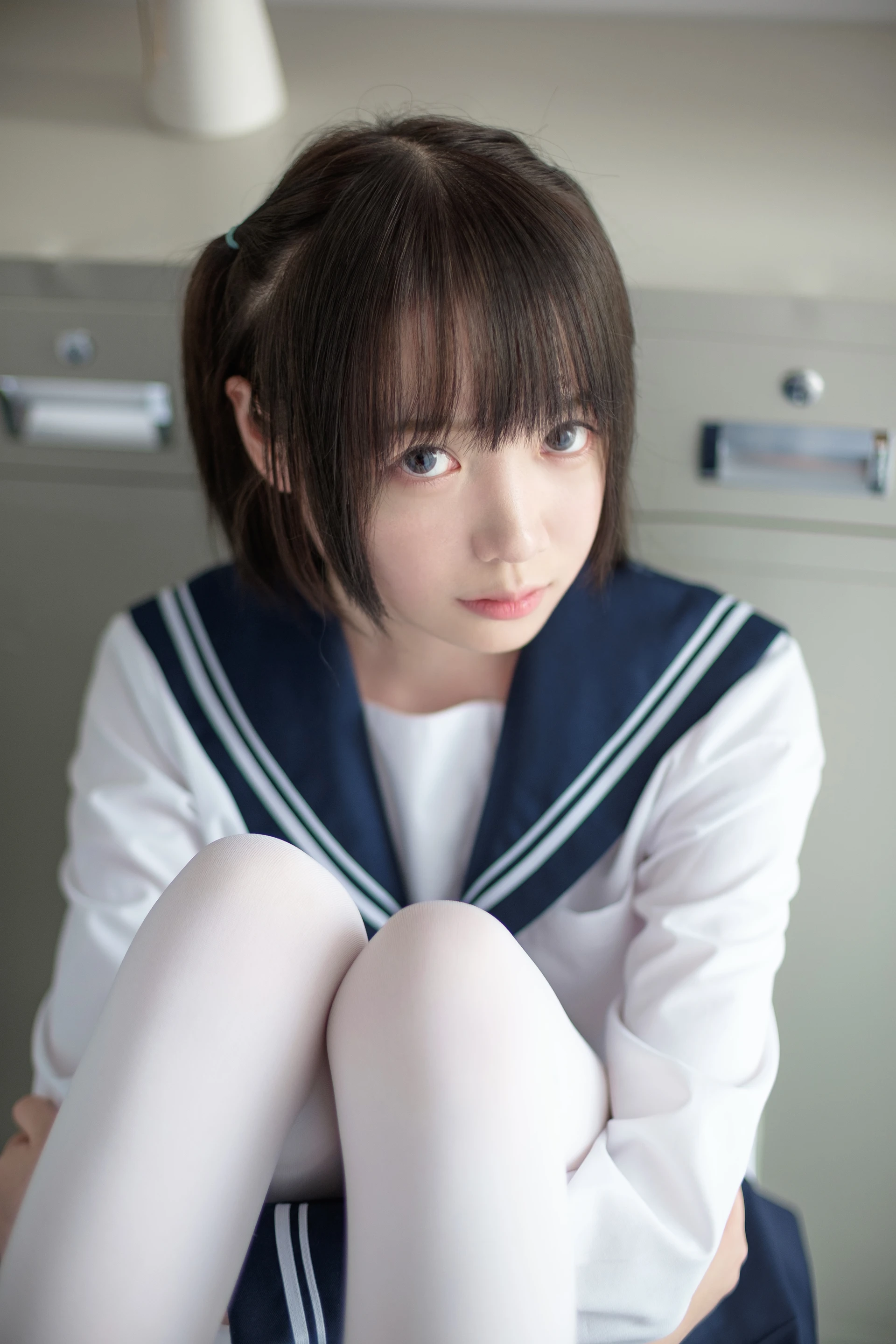 森萝财团 SSR-002 [75P-442M]Aika, 校服, 森萝财团, 白丝