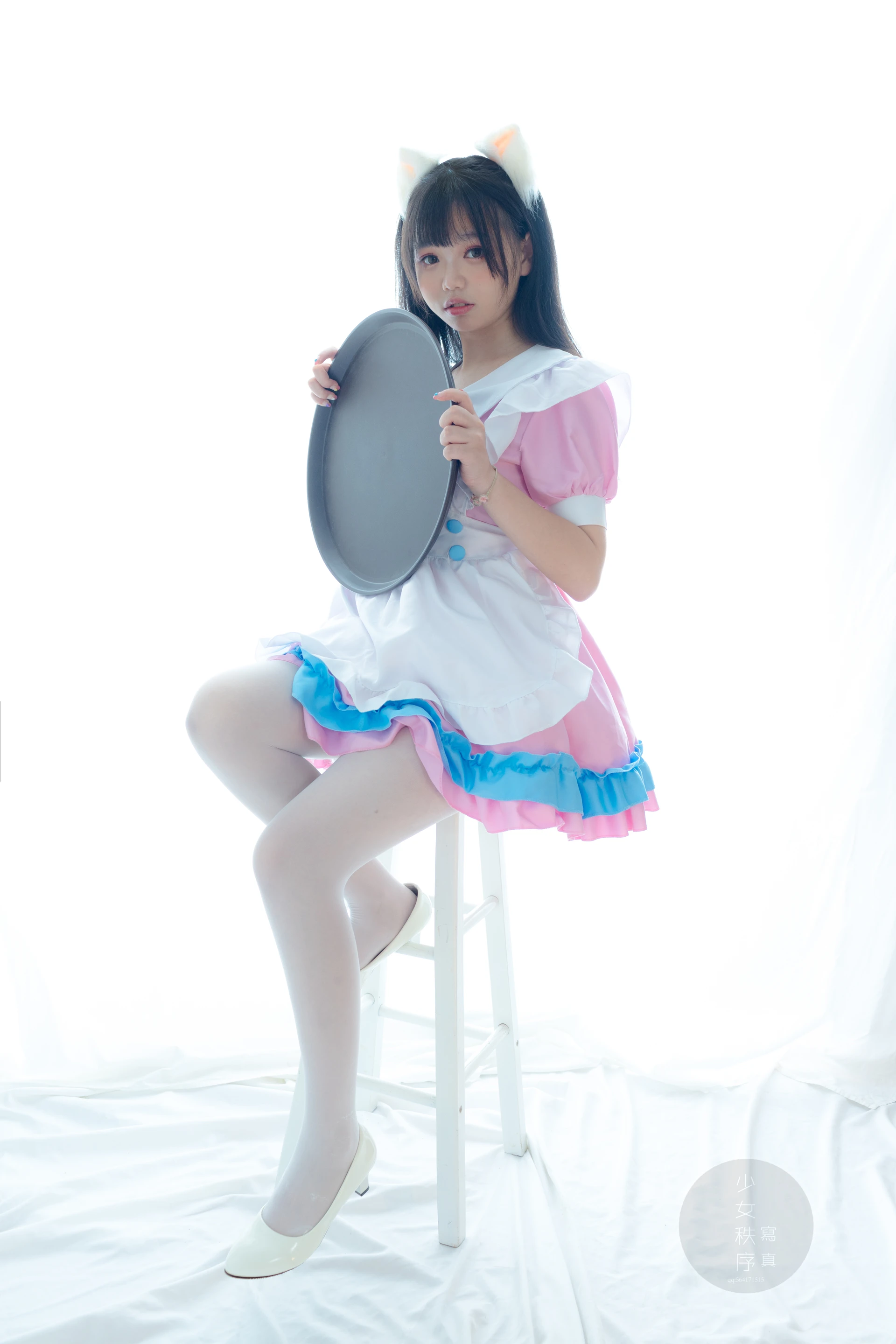 少女秩序 GR02L 乐栀 白丝双马尾猫耳女仆 [42P-248MB]乐栀, 双马尾, 女仆, 少女秩序, 猫耳, 白丝, 美腿, 美足