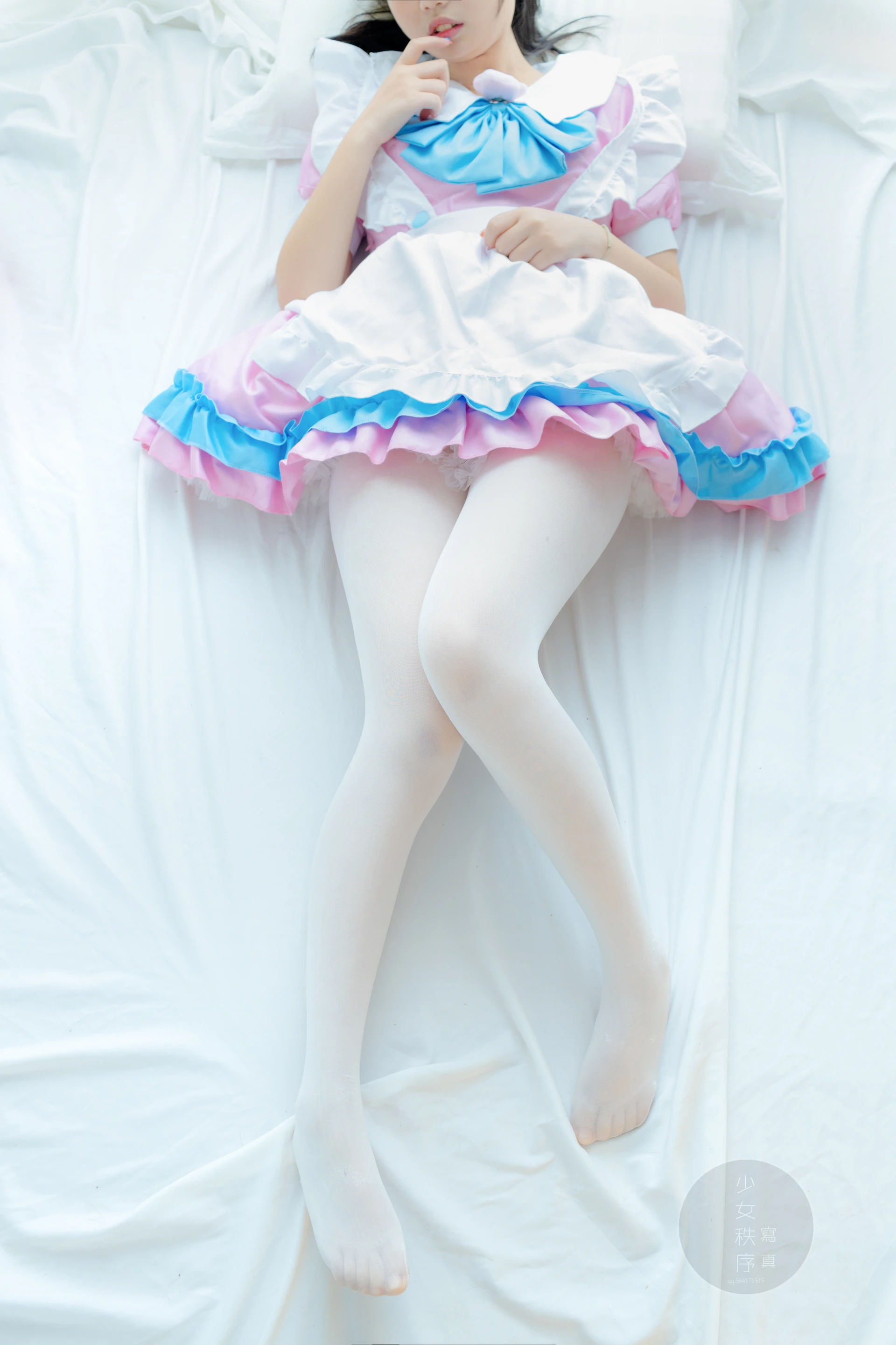 少女秩序 GR02L 乐栀 白丝双马尾猫耳女仆 [42P-248MB]乐栀, 双马尾, 女仆, 少女秩序, 猫耳, 白丝, 美腿, 美足