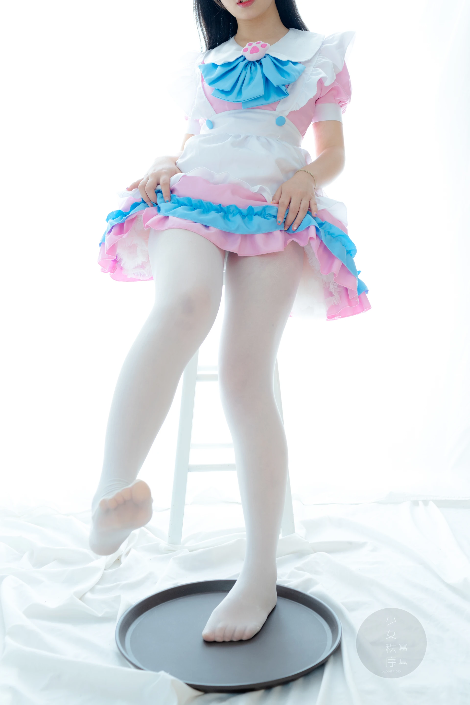 少女秩序 GR02L 乐栀 白丝双马尾猫耳女仆 [42P-248MB]乐栀, 双马尾, 女仆, 少女秩序, 猫耳, 白丝, 美腿, 美足