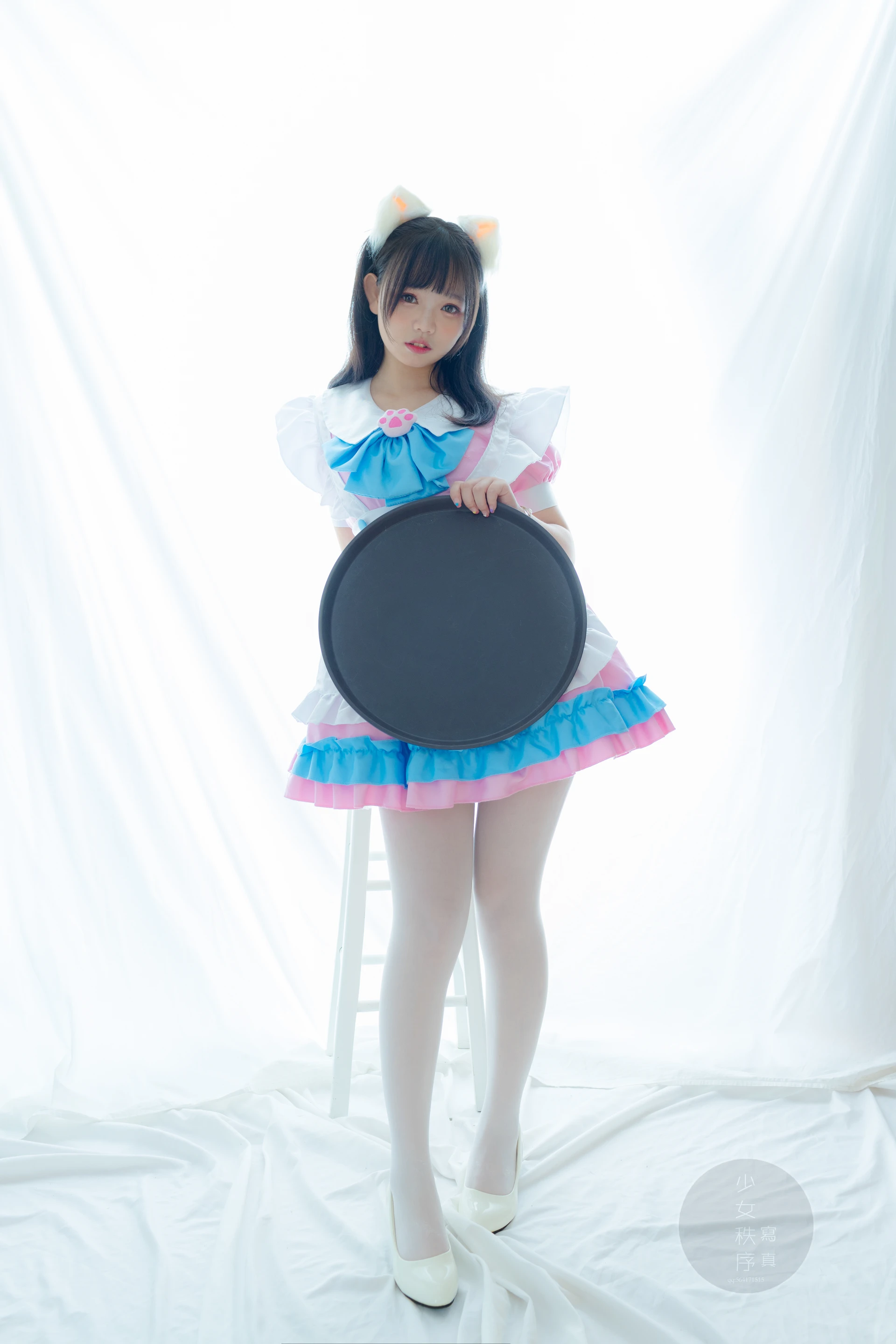 少女秩序 GR02L 乐栀 白丝双马尾猫耳女仆 [42P-248MB]乐栀, 双马尾, 女仆, 少女秩序, 猫耳, 白丝, 美腿, 美足