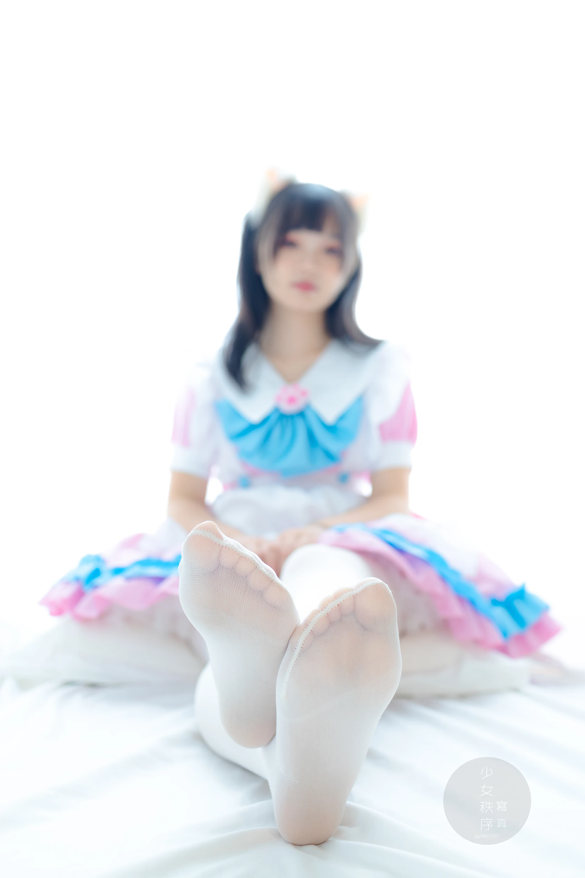 少女秩序 GR02L 乐栀 白丝双马尾猫耳女仆 [42P-248MB]乐栀, 双马尾, 女仆, 少女秩序, 猫耳, 白丝, 美腿, 美足