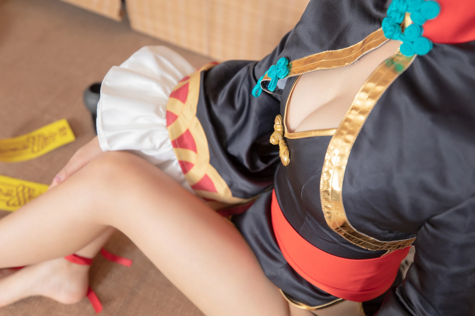 神楽坂真冬 第三季 序号5：《果実の酒気》酒吞cos [150P3V-752MB]内衣, 女仆, 神楽坂真冬, 美腿, 美足, 黑丝