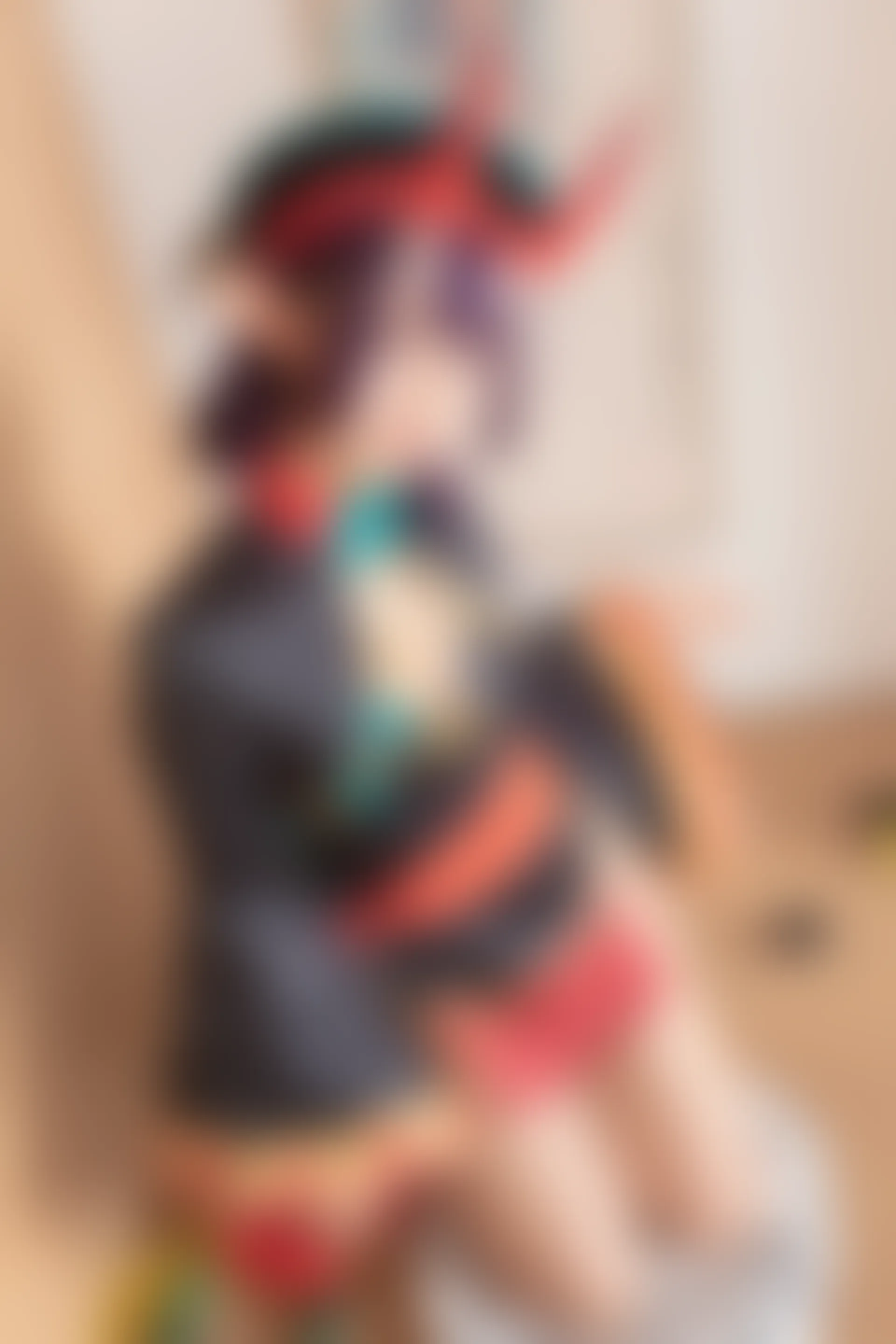 神楽坂真冬 第三季 序号5：《果実の酒気》酒吞cos [150P3V-752MB]内衣, 女仆, 神楽坂真冬, 美腿, 美足, 黑丝