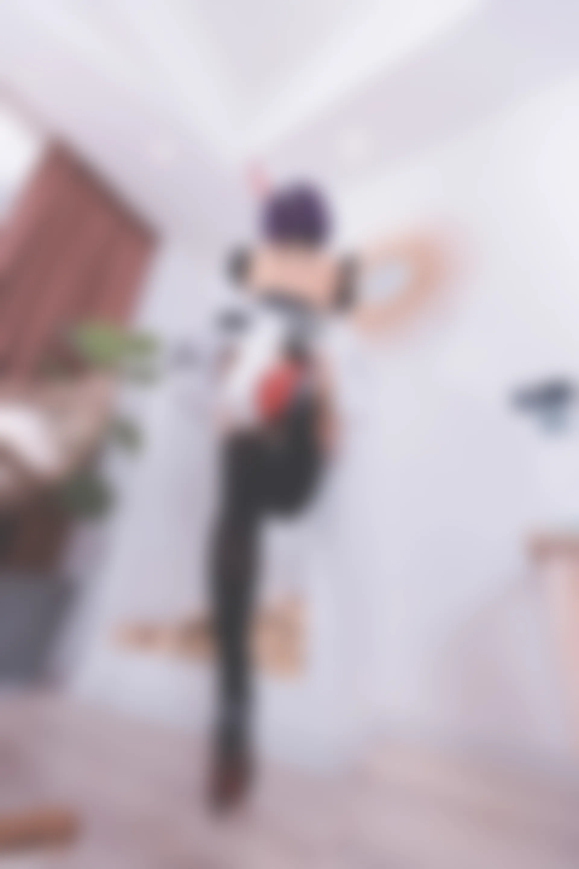 神楽坂真冬 第三季 序号5：《果実の酒気》酒吞cos [150P3V-752MB]内衣, 女仆, 神楽坂真冬, 美腿, 美足, 黑丝