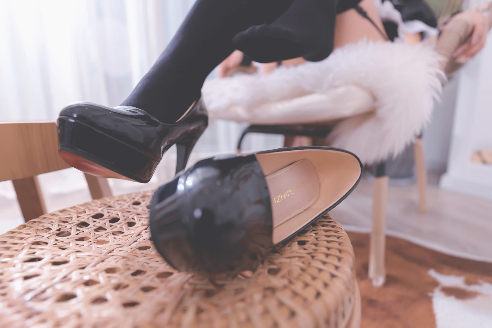 神楽坂真冬 第三季 序号5：《果実の酒気》酒吞cos [150P3V-752MB]内衣, 女仆, 神楽坂真冬, 美腿, 美足, 黑丝