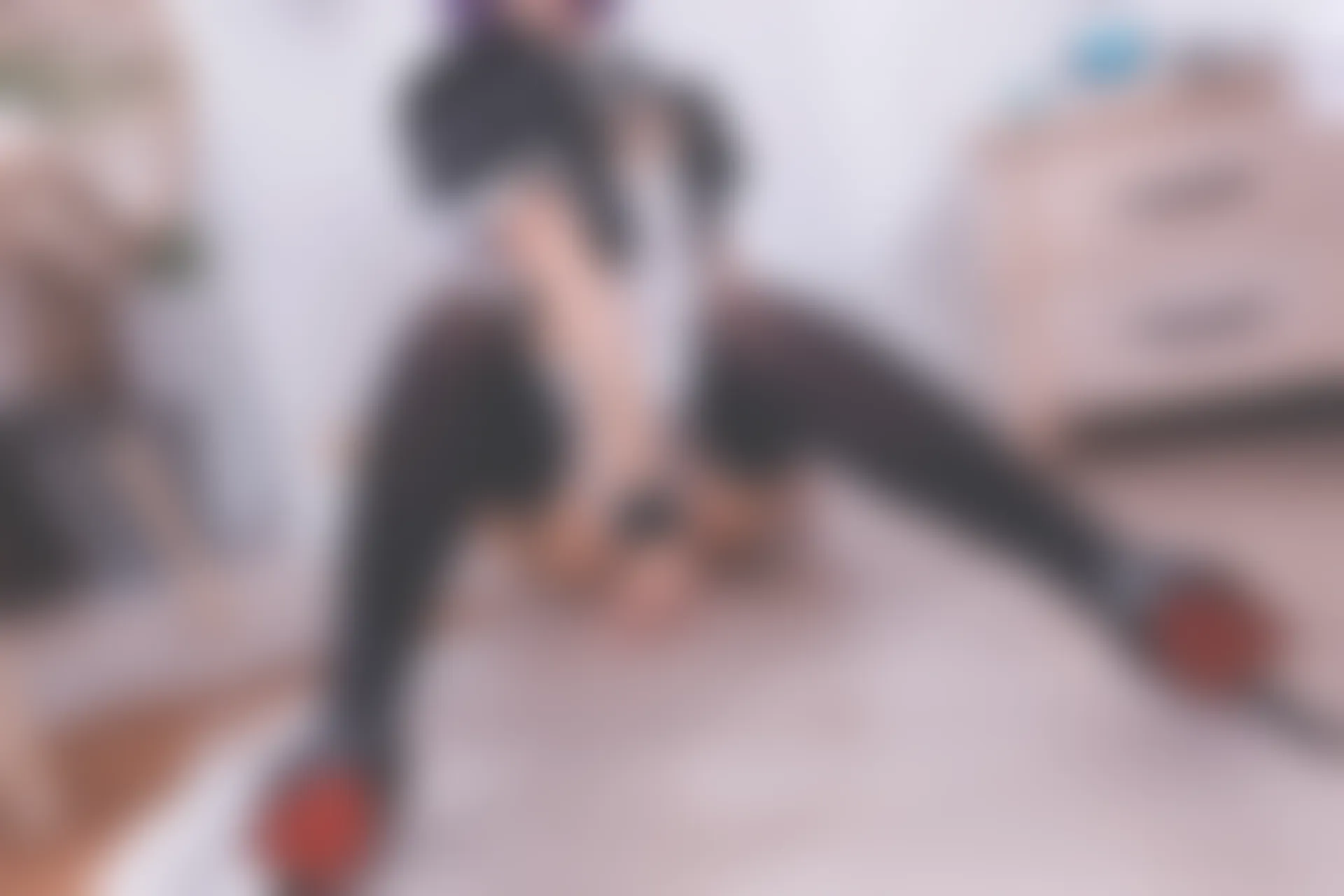 神楽坂真冬 第三季 序号5：《果実の酒気》酒吞cos [150P3V-752MB]内衣, 女仆, 神楽坂真冬, 美腿, 美足, 黑丝