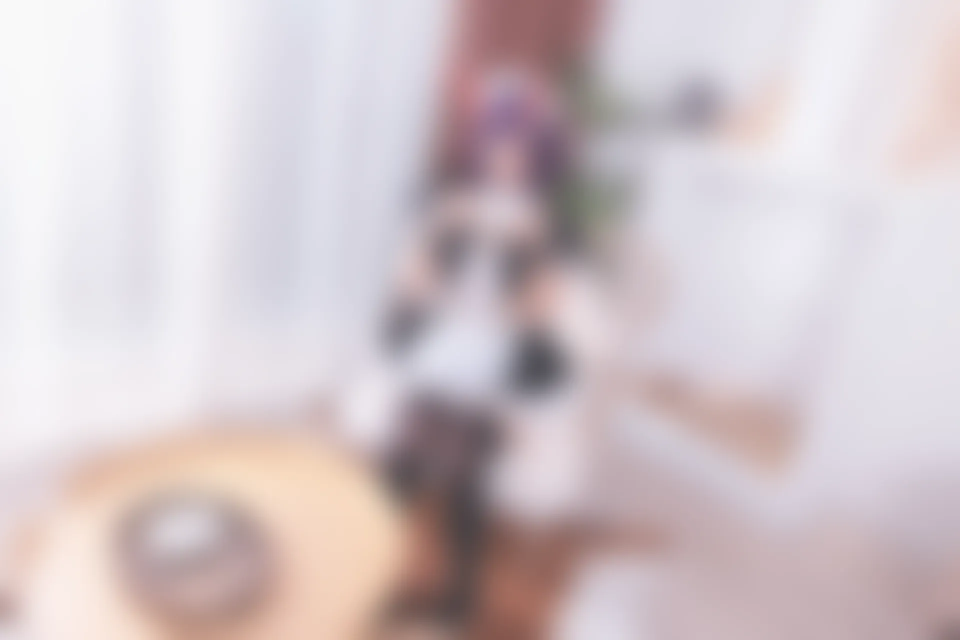 神楽坂真冬 第三季 序号5：《果実の酒気》酒吞cos [150P3V-752MB]内衣, 女仆, 神楽坂真冬, 美腿, 美足, 黑丝