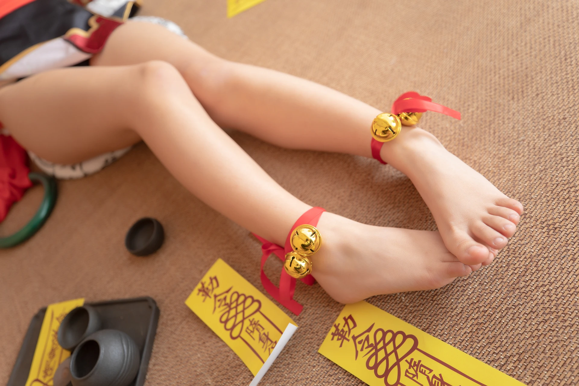 神楽坂真冬 第三季 序号5：《果実の酒気》酒吞cos [150P3V-752MB]内衣, 女仆, 神楽坂真冬, 美腿, 美足, 黑丝