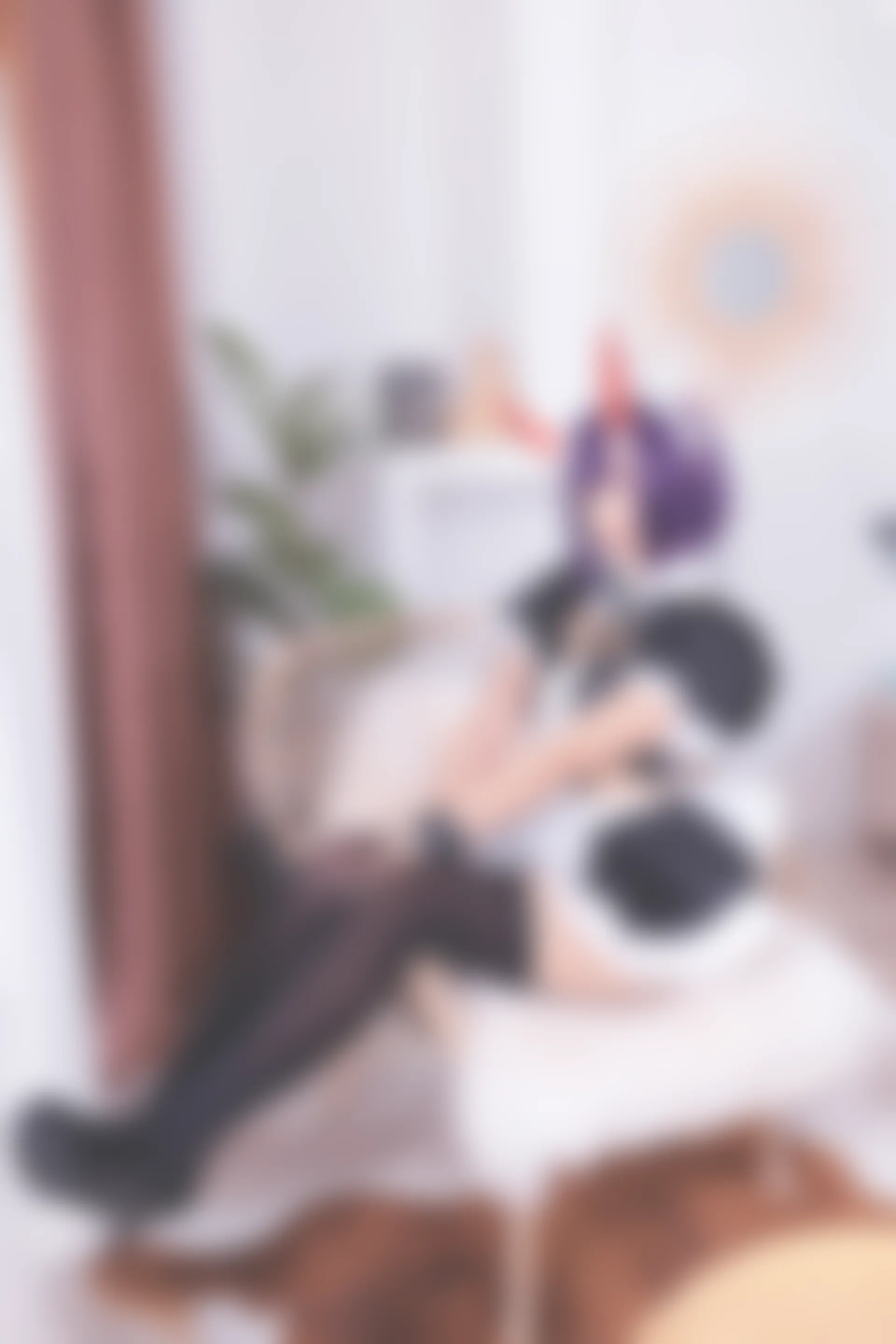 神楽坂真冬 第三季 序号5：《果実の酒気》酒吞cos [150P3V-752MB]内衣, 女仆, 神楽坂真冬, 美腿, 美足, 黑丝