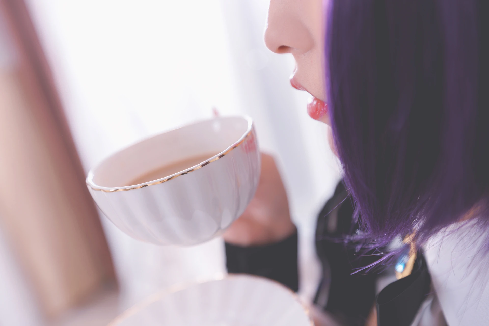 神楽坂真冬 第三季 序号5：《果実の酒気》酒吞cos [150P3V-752MB]内衣, 女仆, 神楽坂真冬, 美腿, 美足, 黑丝