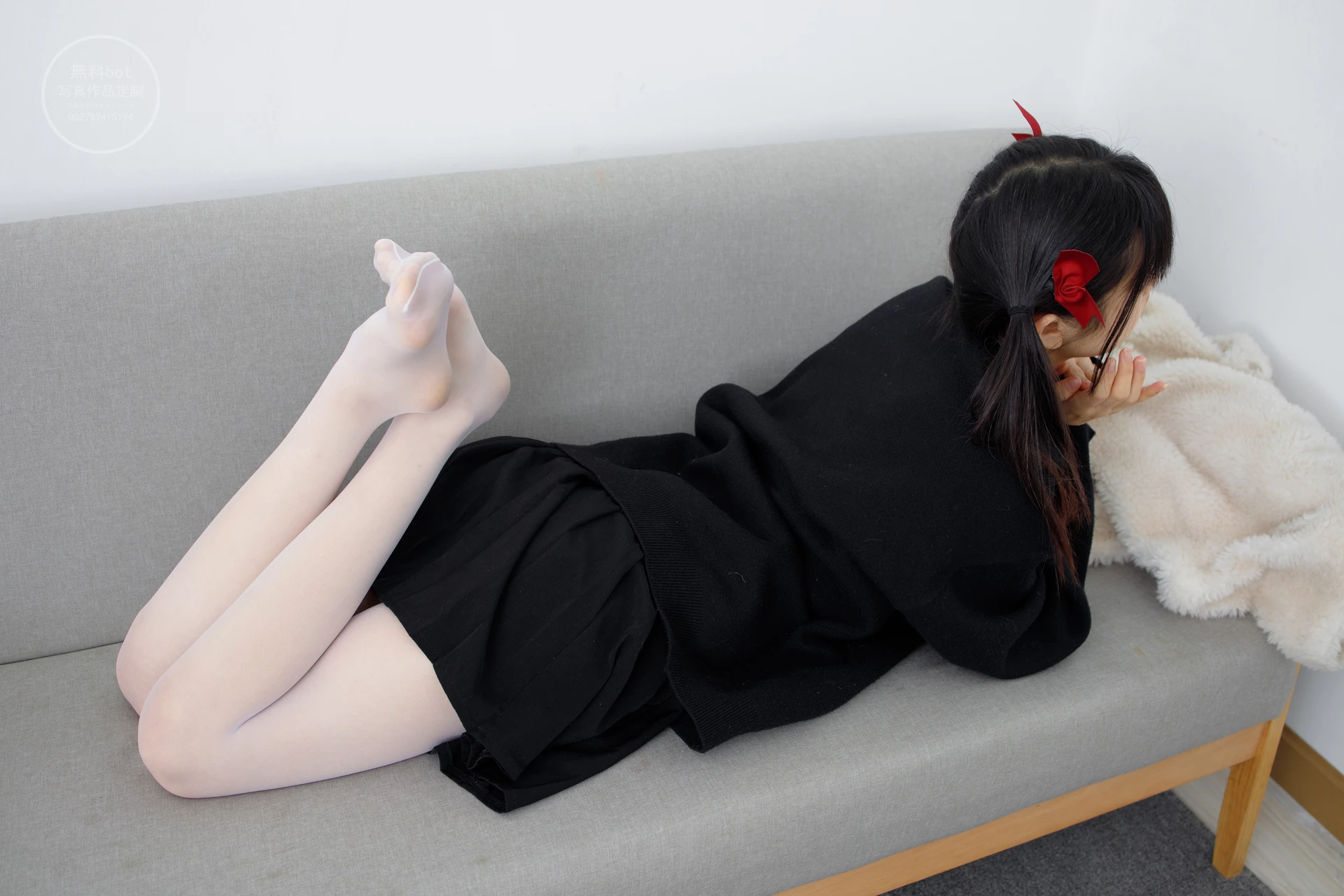 森萝财团 有料-20 [86P-1.13G]JK, JK制服, 可爱, 学生装, 有料, 校服, 森萝财团, 白丝, 美腿, 美足