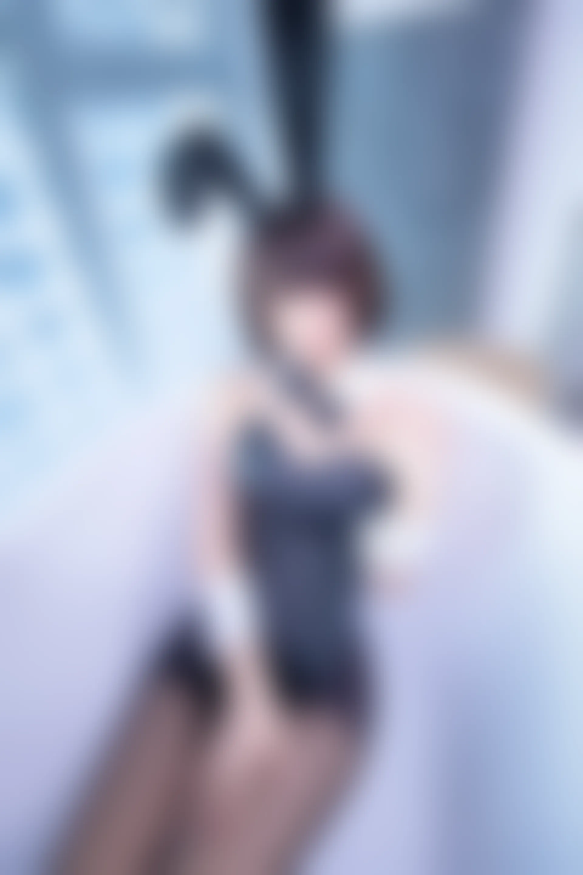 神楽坂真冬 第三季 序号33：兔女郎与钢管《バニーバブル》 [150P2V-825MB]标签：兔女郎, 内衣, 双马尾, 白丝, 神楽坂真冬, 美腿, 美足, 高跟鞋, 黑丝