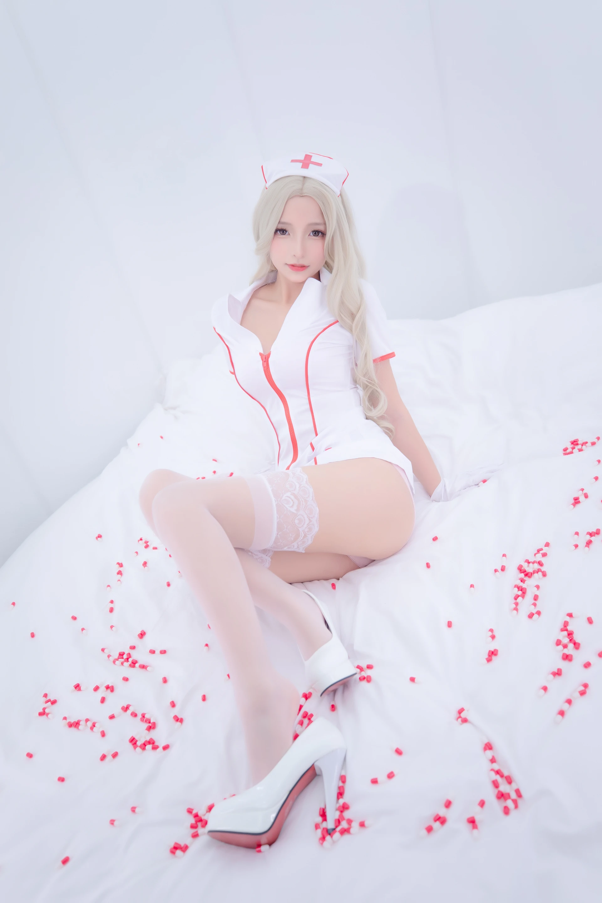 神楽坂真冬 第三季 序号27：白丝护士《心身バランス》 [150P2V-490MB]内衣, 双马尾, 护士, 白丝, 神楽坂真冬, 美腿, 美足, 高跟鞋