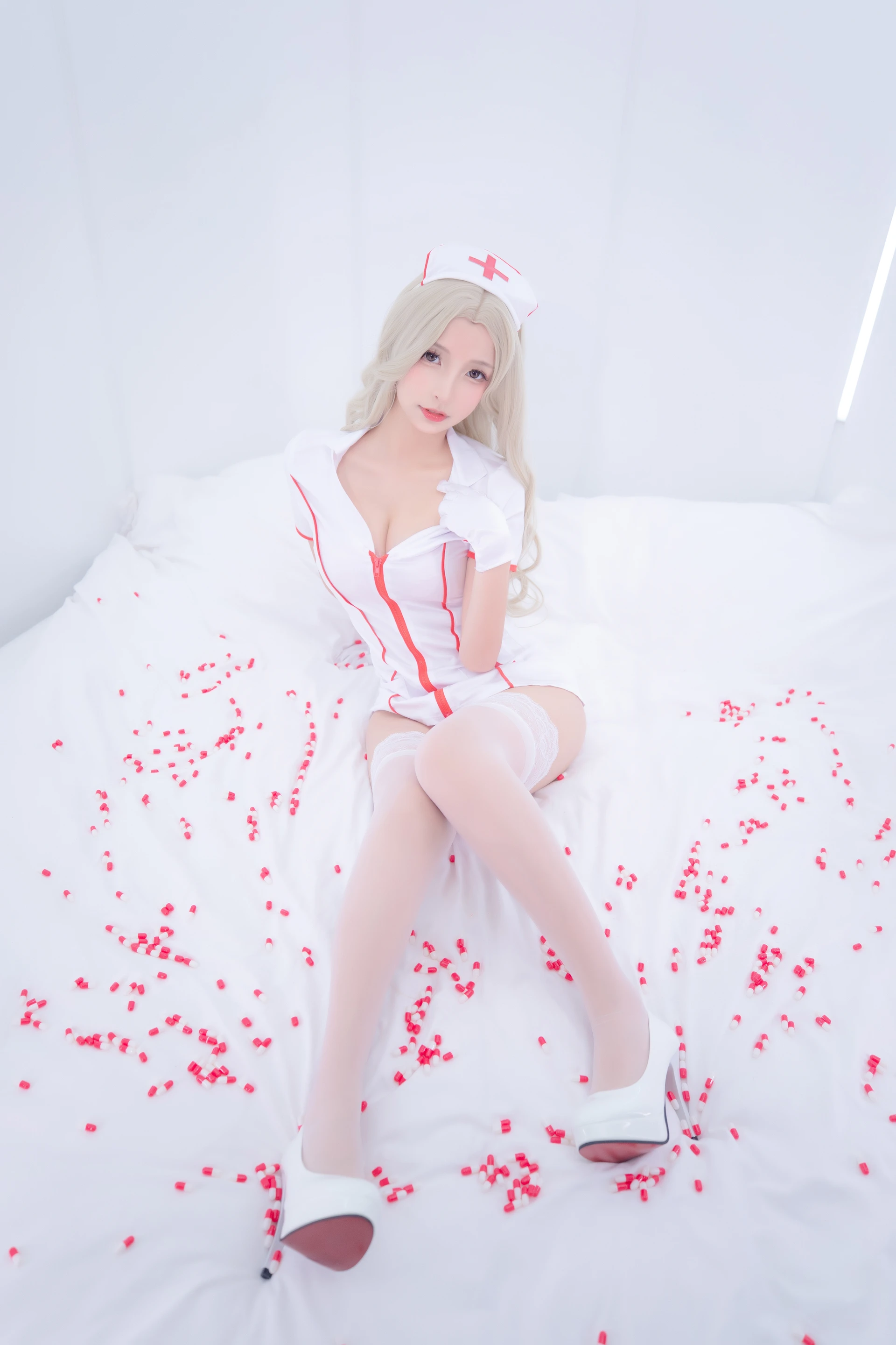 神楽坂真冬 第三季 序号27：白丝护士《心身バランス》 [150P2V-490MB]内衣, 双马尾, 护士, 白丝, 神楽坂真冬, 美腿, 美足, 高跟鞋