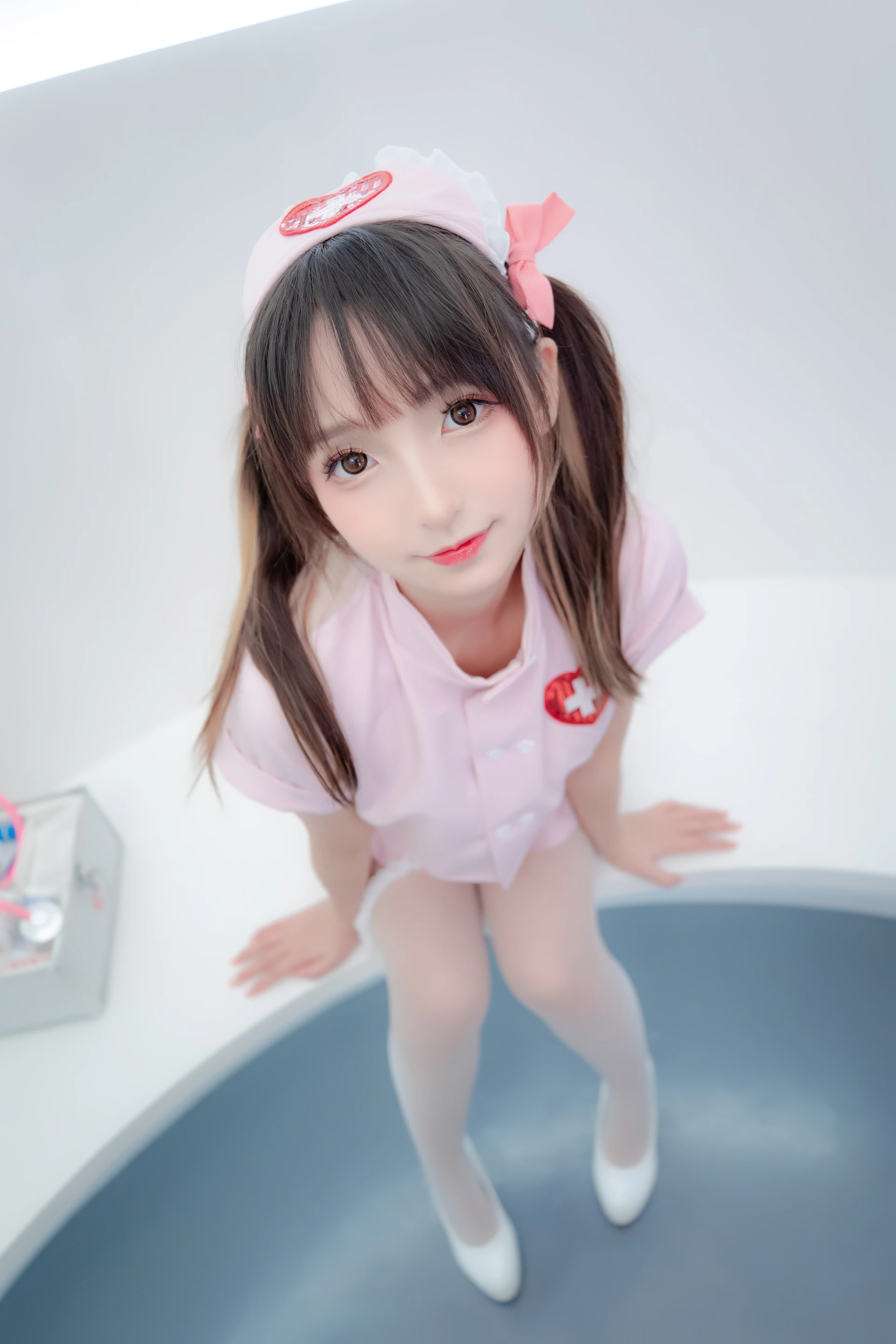 神楽坂真冬 第三季 序号27：白丝护士《心身バランス》 [150P2V-490MB]内衣, 双马尾, 护士, 白丝, 神楽坂真冬, 美腿, 美足, 高跟鞋