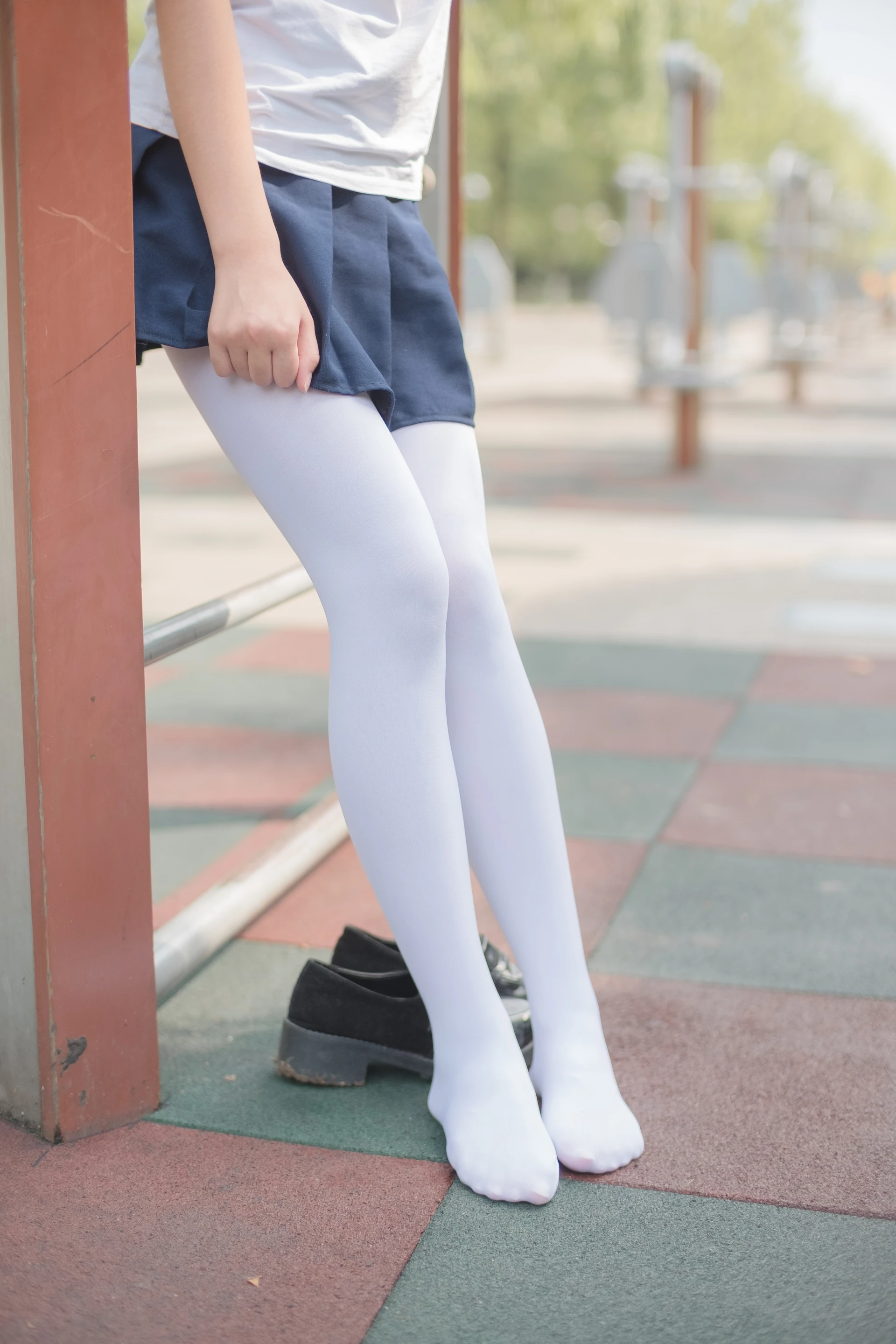 森萝财团 BETA-001 [91P-153M]校服, 白丝, 美腿