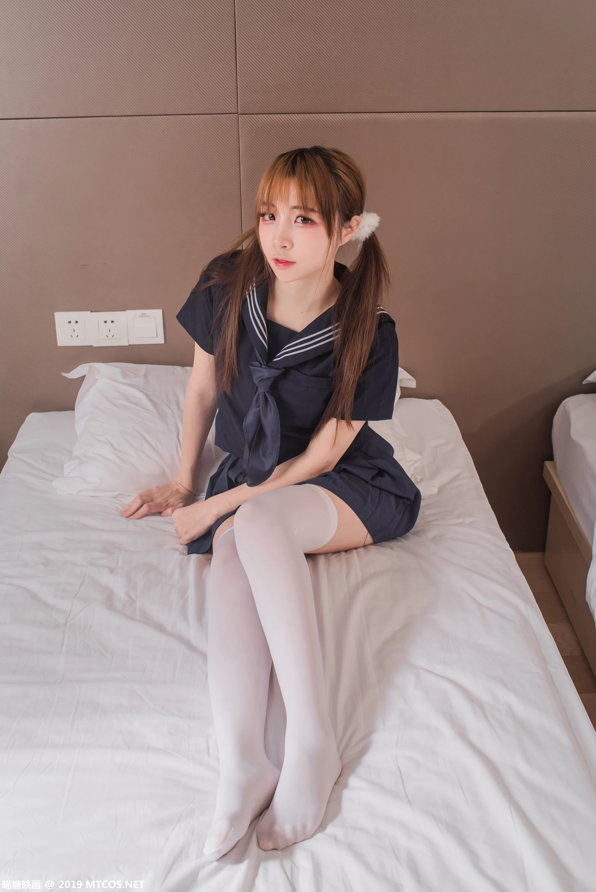 喵糖映画 VOL.042 校服JK [41P-317M]可爱, 喵糖映画, 白丝, 美腿, 美足