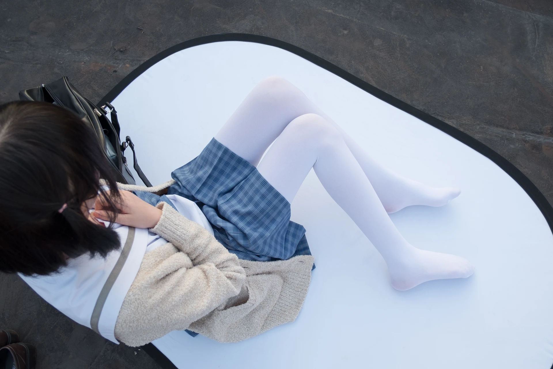 森萝财团 SSR-001 [74P-490M]Aika, 校服, 森萝财团, 白丝