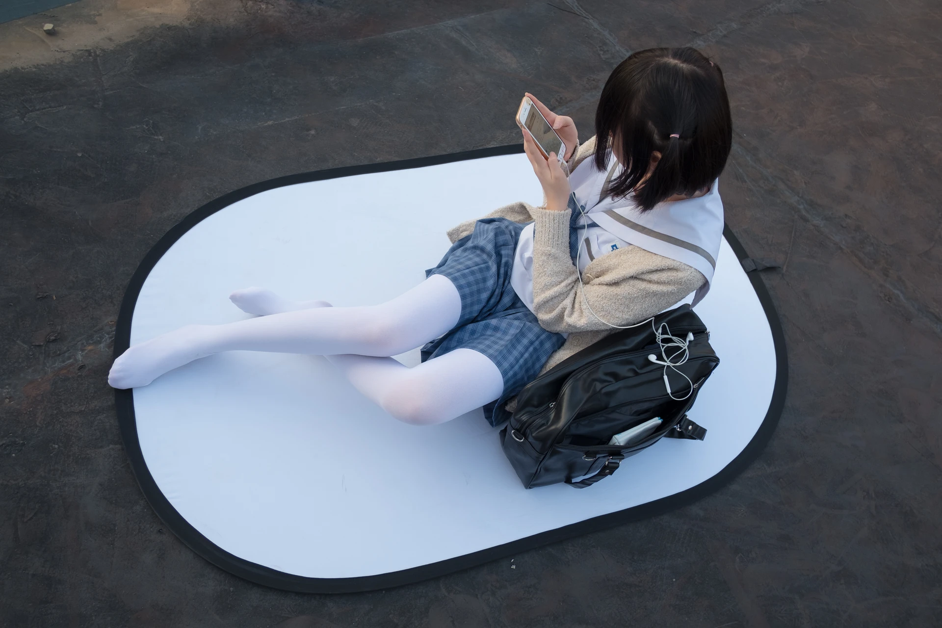 森萝财团 SSR-001 [74P-490M]Aika, 校服, 森萝财团, 白丝