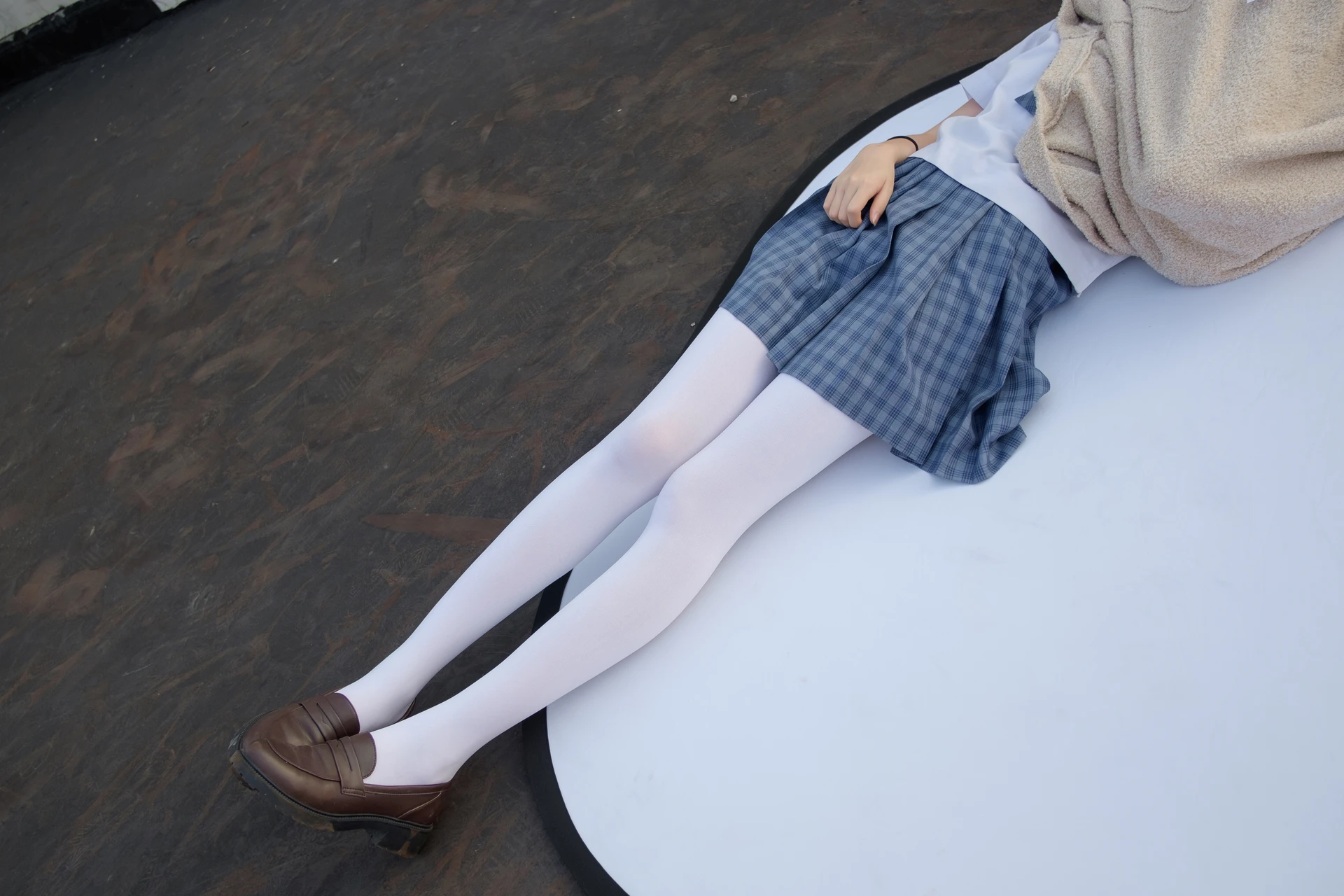 森萝财团 SSR-001 [74P-490M]Aika, 校服, 森萝财团, 白丝
