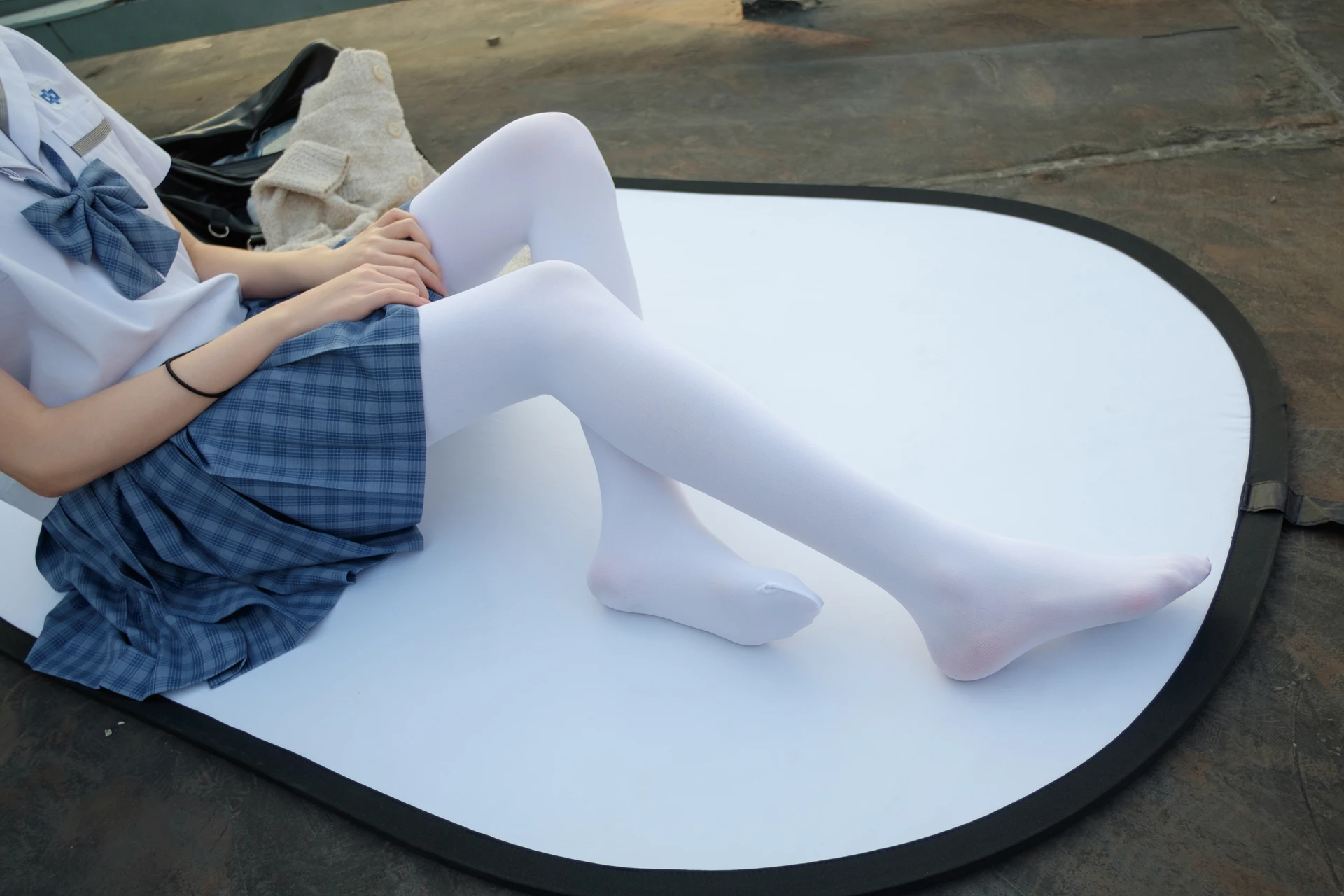 森萝财团 SSR-001 [74P-490M]Aika, 校服, 森萝财团, 白丝