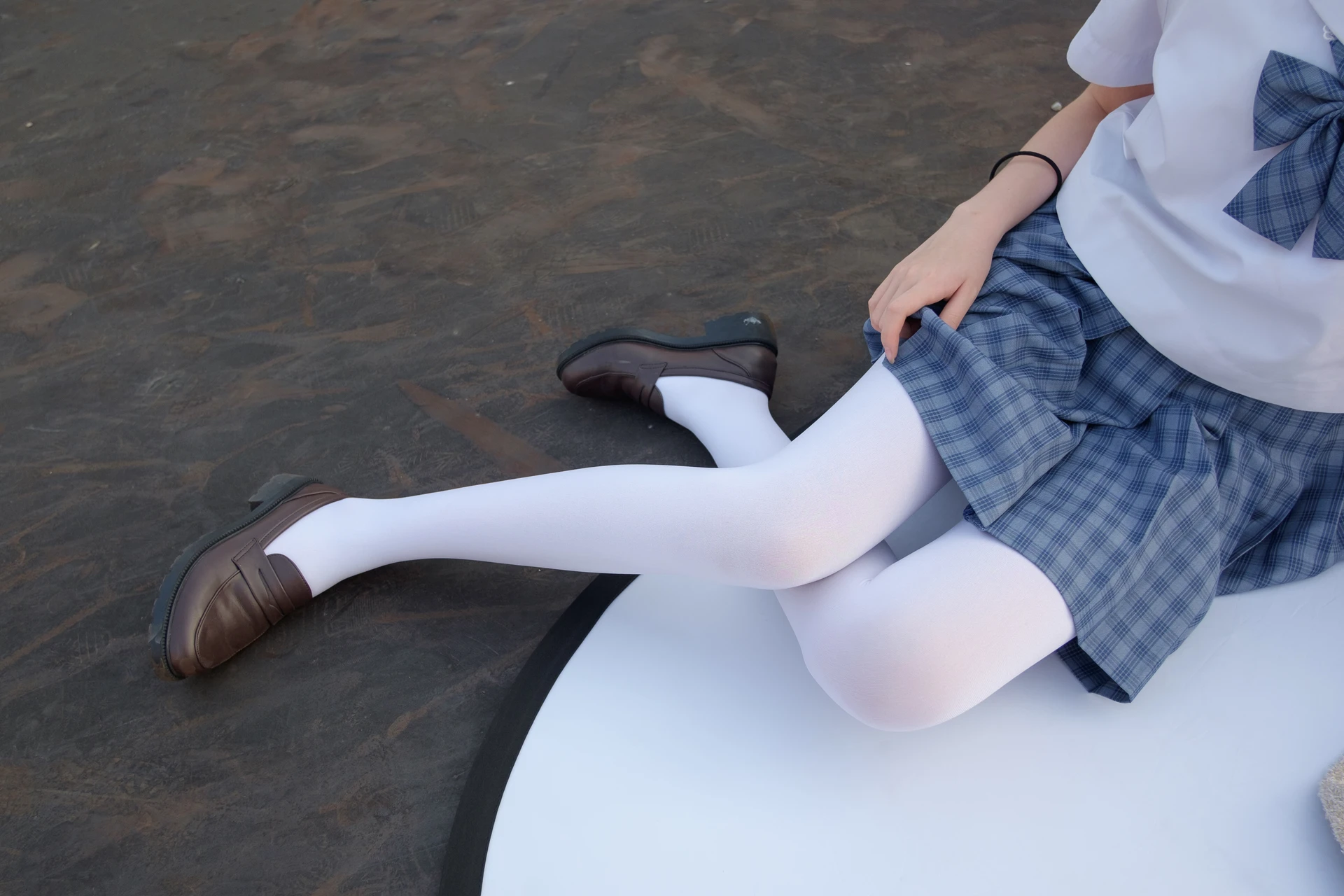 森萝财团 SSR-001 [74P-490M]Aika, 校服, 森萝财团, 白丝
