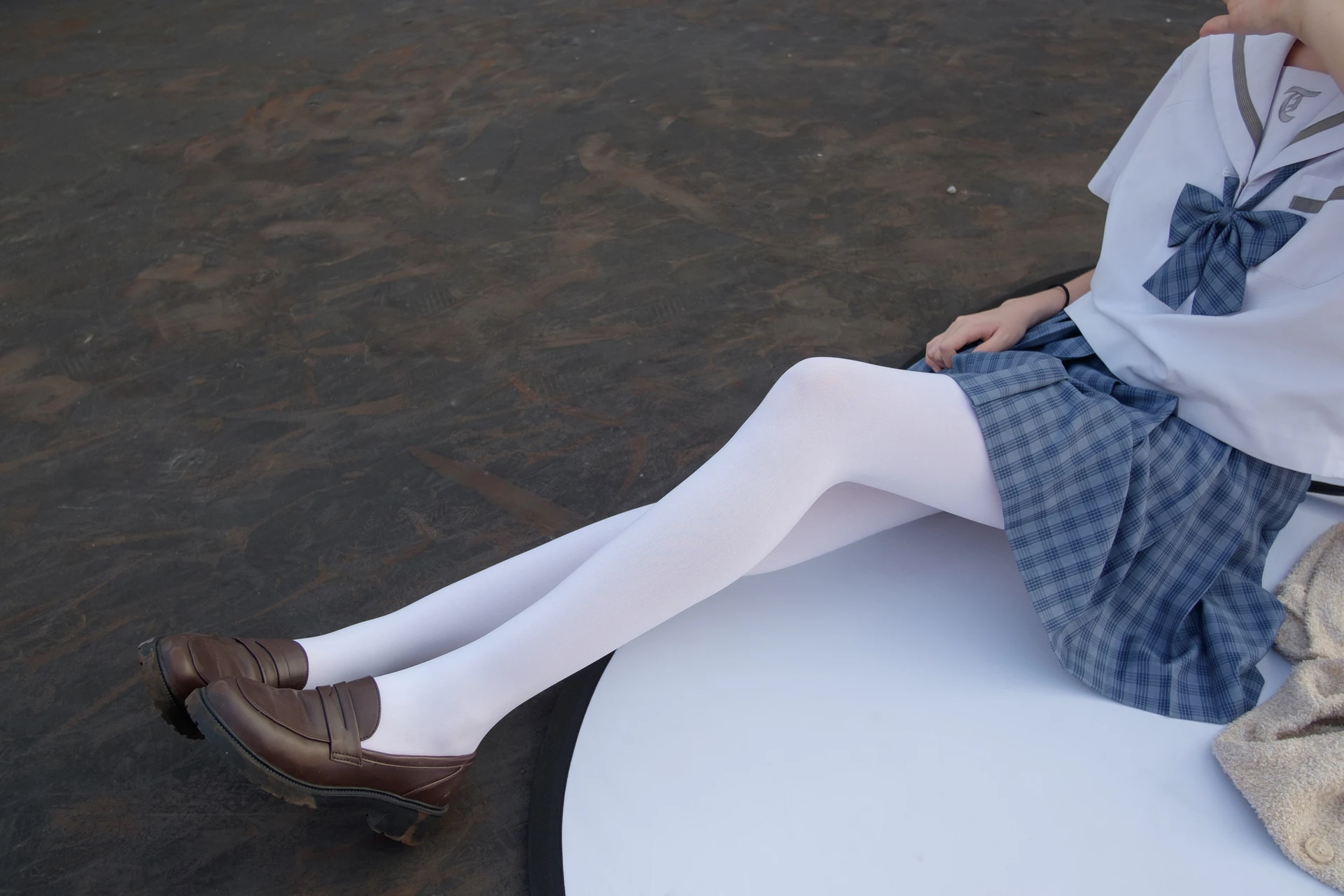 森萝财团 SSR-001 [74P-490M]Aika, 校服, 森萝财团, 白丝