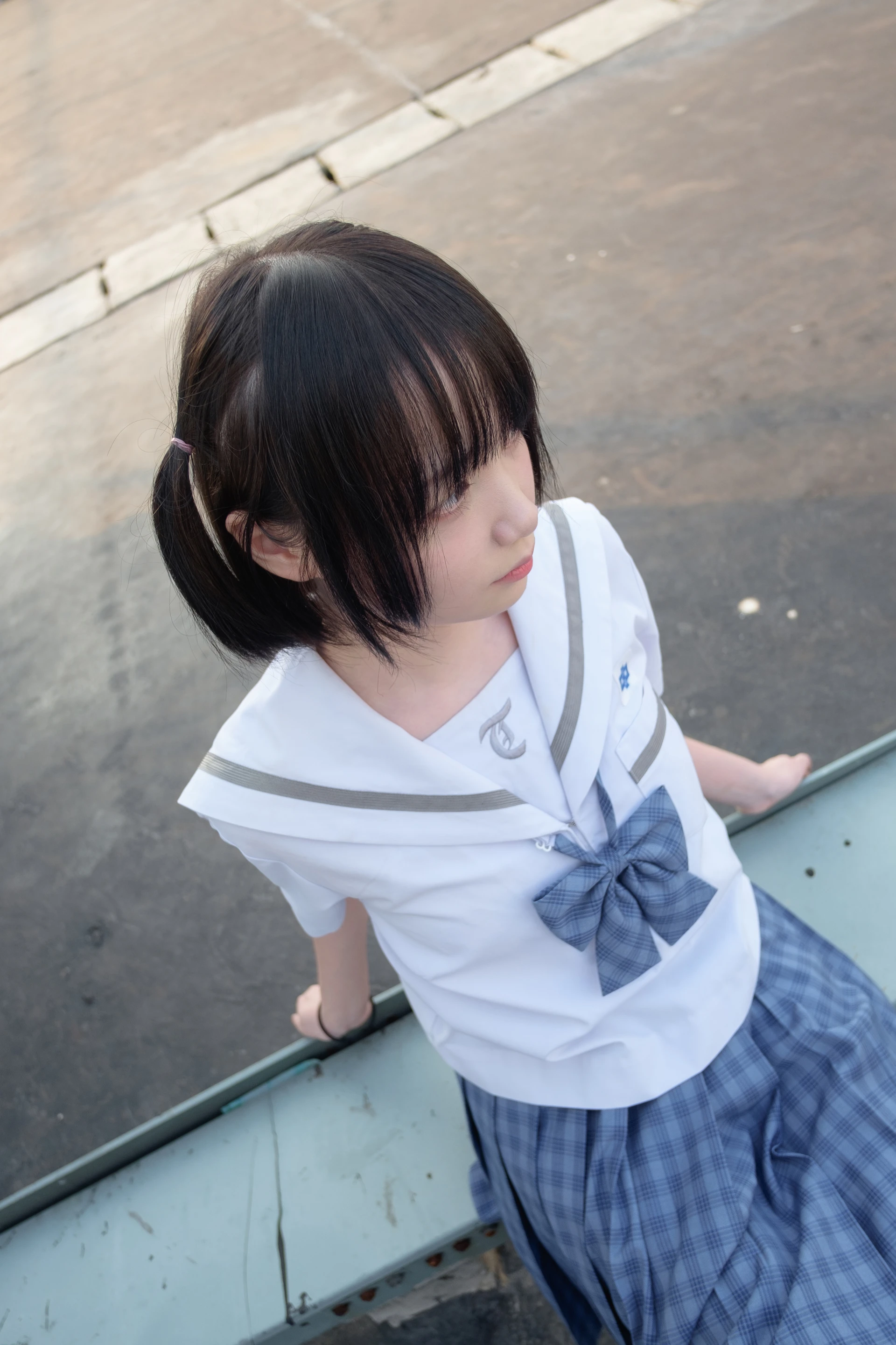 森萝财团 SSR-001 [74P-490M]Aika, 校服, 森萝财团, 白丝