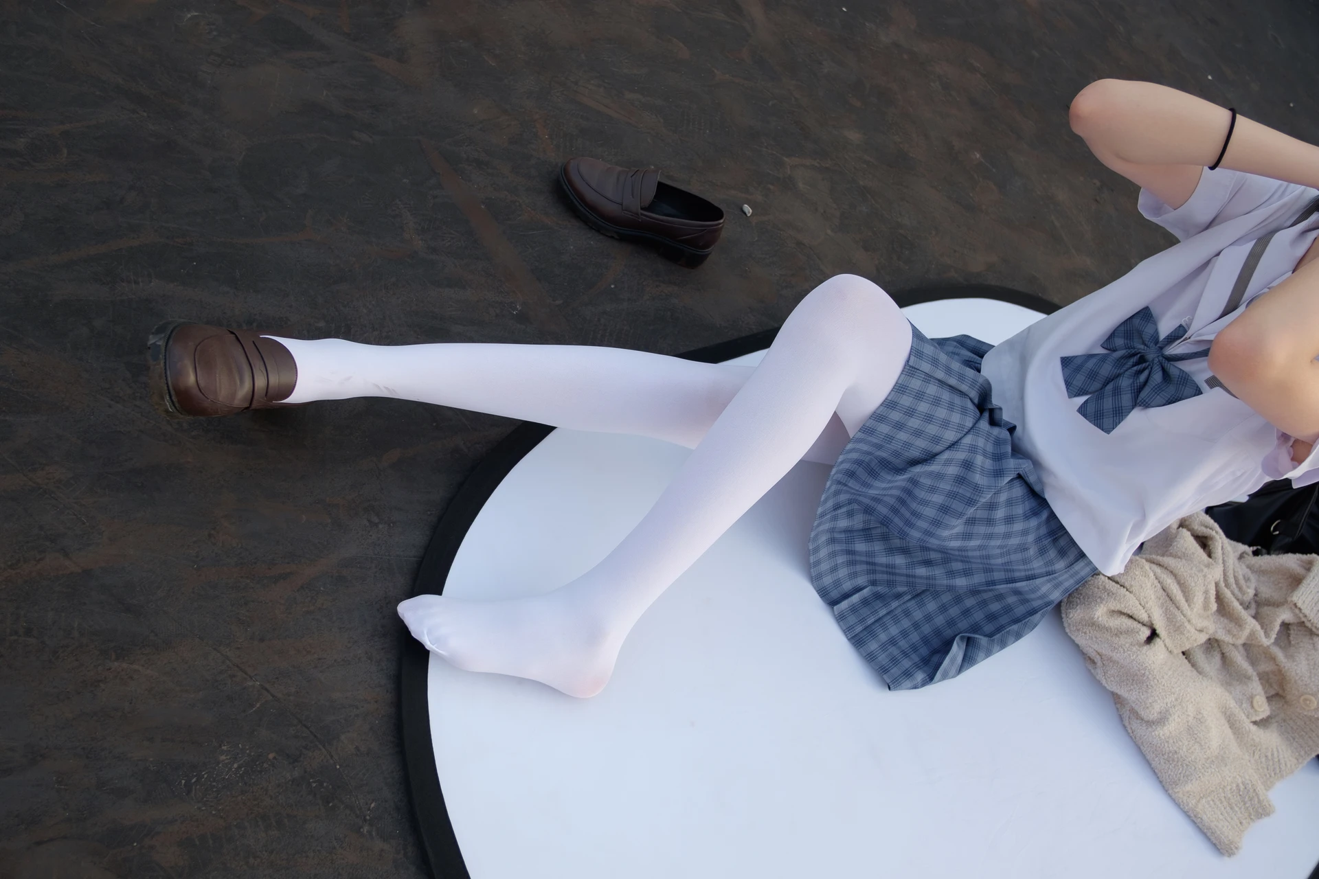 森萝财团 SSR-001 [74P-490M]Aika, 校服, 森萝财团, 白丝