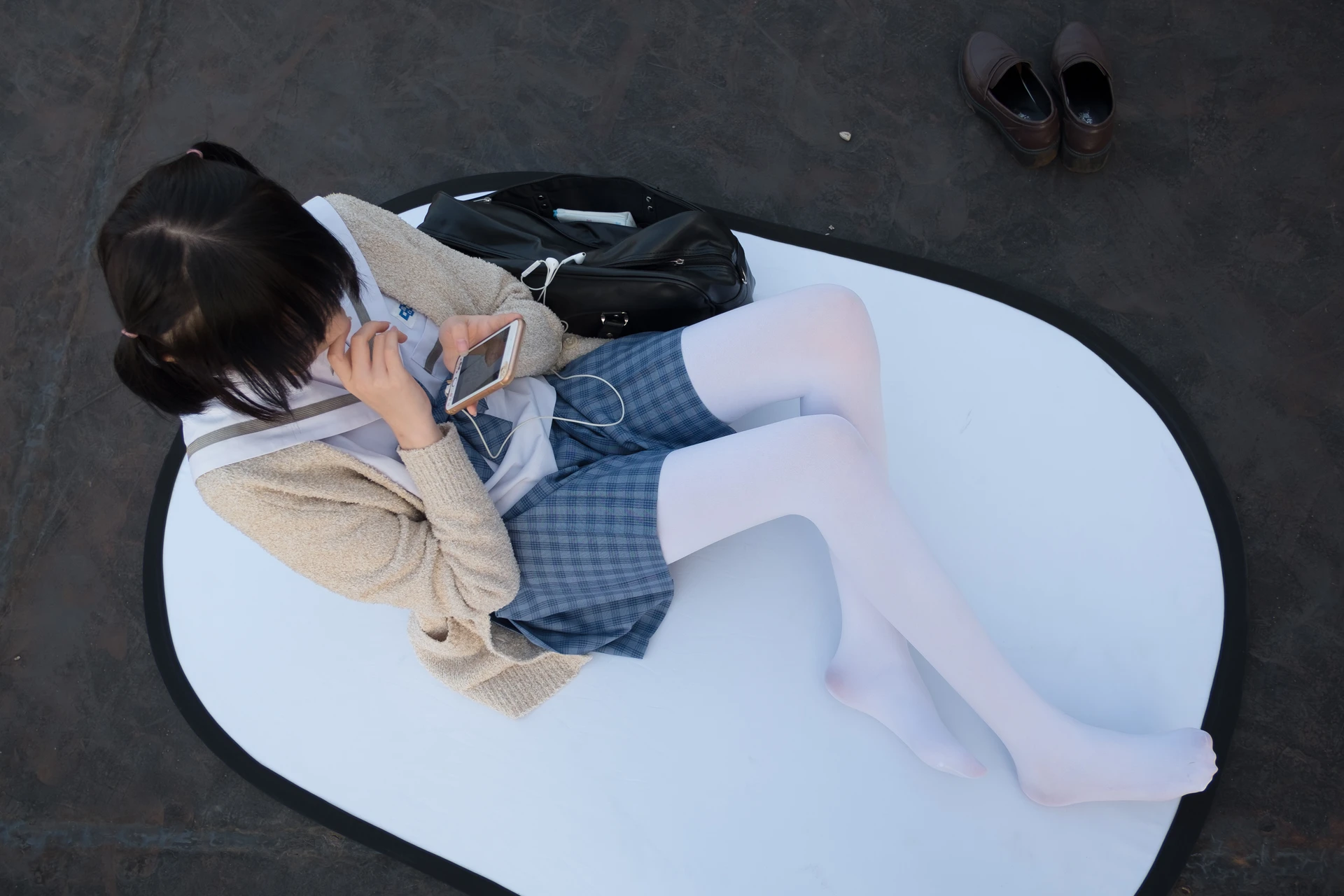 森萝财团 SSR-001 [74P-490M]Aika, 校服, 森萝财团, 白丝