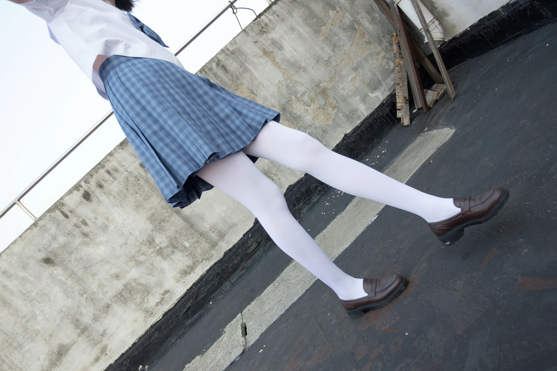 森萝财团 SSR-001 [74P-490M]Aika, 校服, 森萝财团, 白丝
