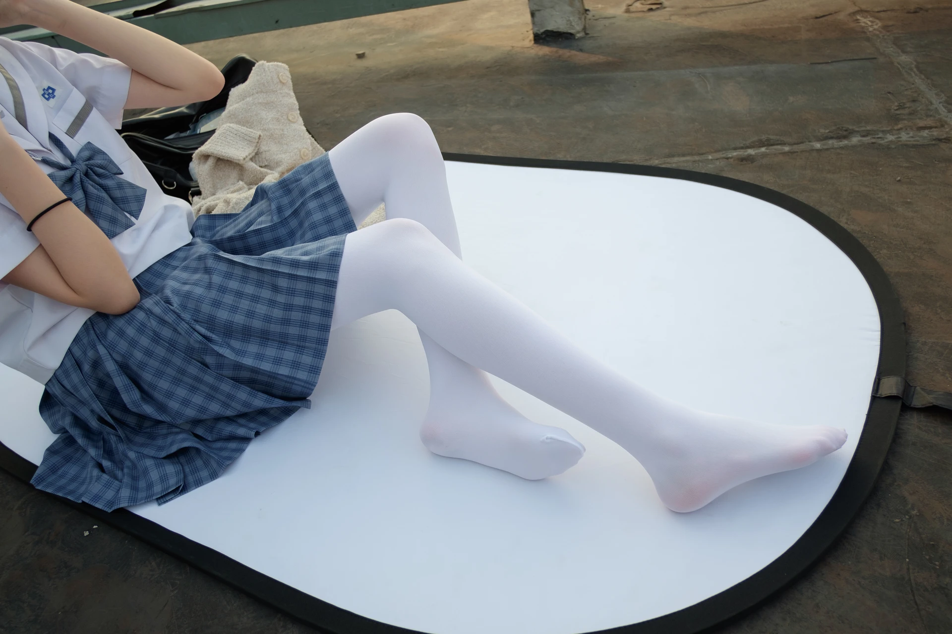 森萝财团 SSR-001 [74P-490M]Aika, 校服, 森萝财团, 白丝