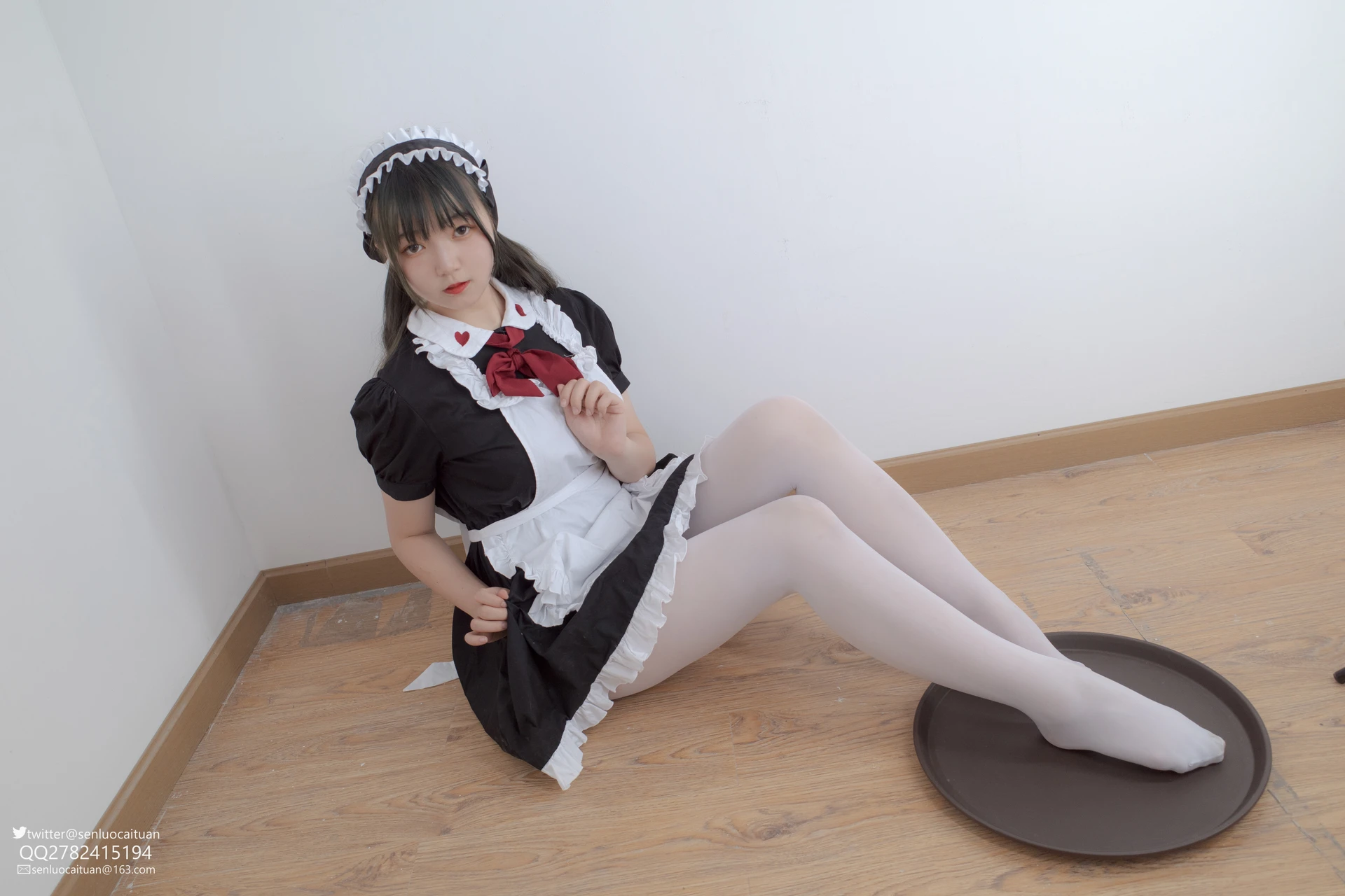 JKFUN GG-02 [101P1V-2.09G]GG, JKFUN, 可爱, 女仆装, 森萝财团, 白丝, 美腿