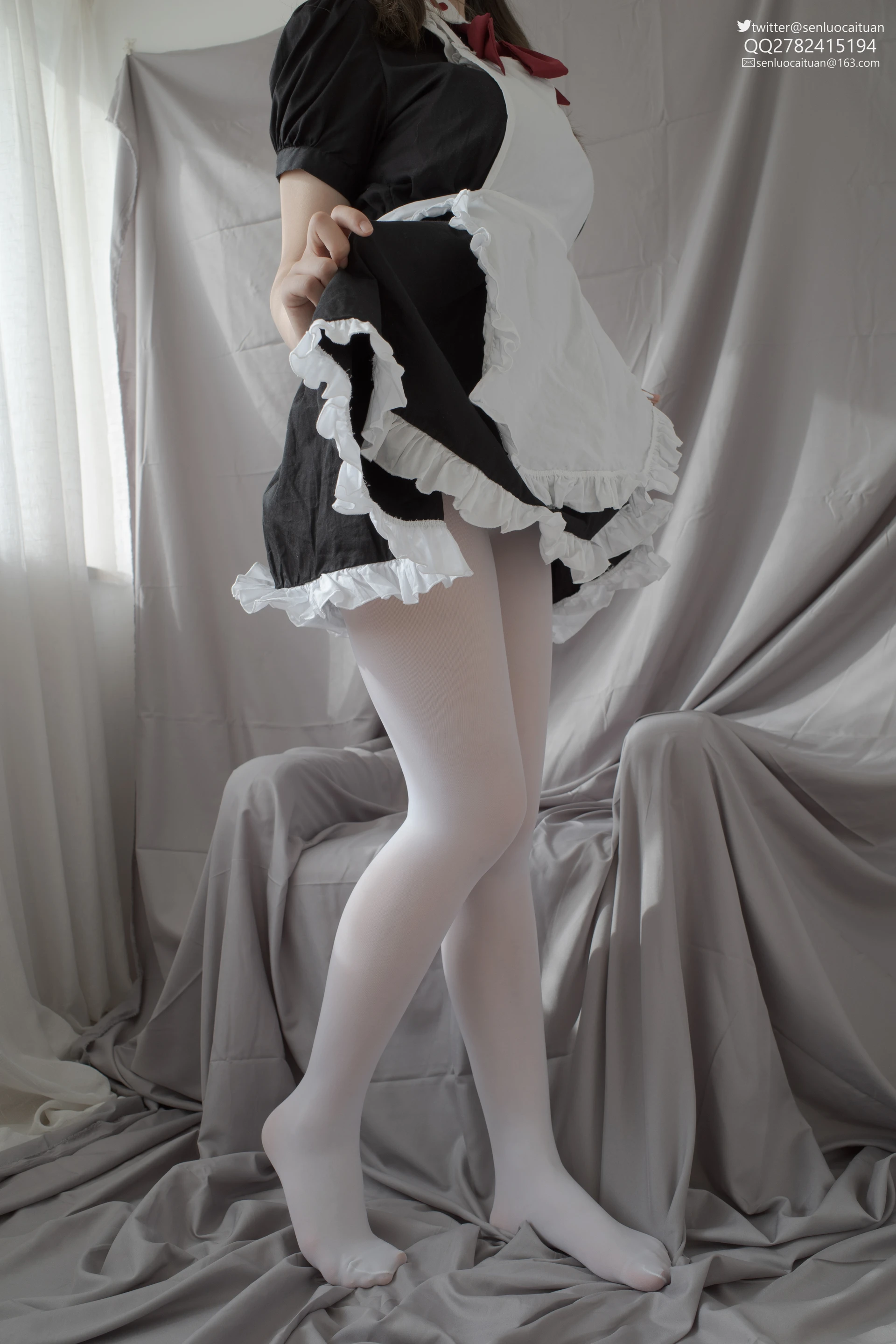 JKFUN GG-02 [101P1V-2.09G]GG, JKFUN, 可爱, 女仆装, 森萝财团, 白丝, 美腿