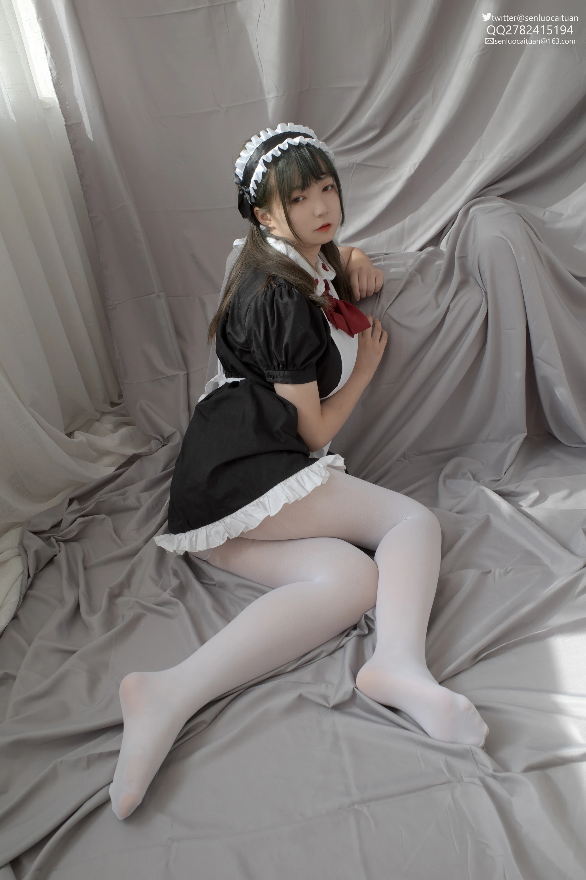JKFUN GG-02 [101P1V-2.09G]GG, JKFUN, 可爱, 女仆装, 森萝财团, 白丝, 美腿