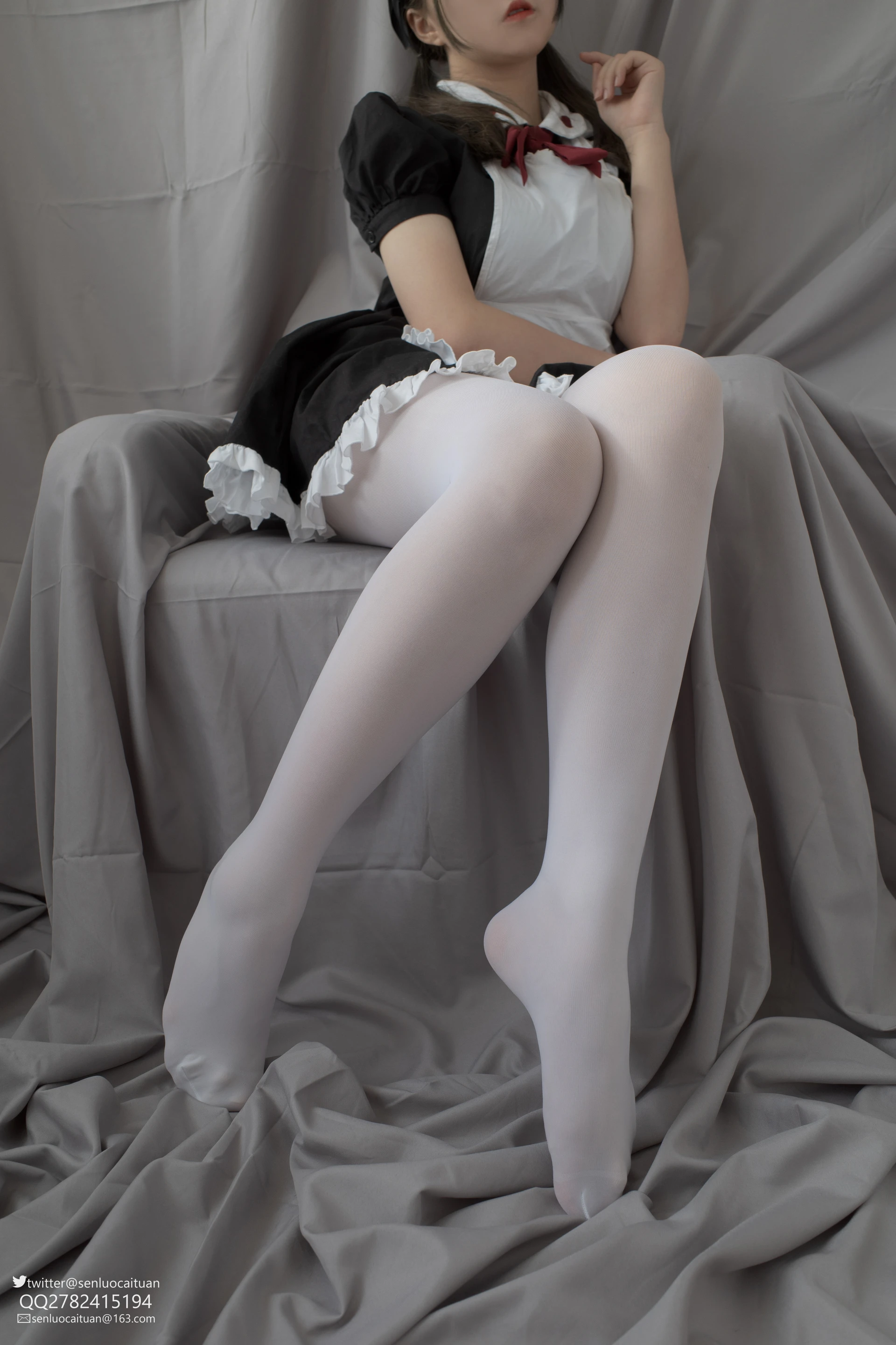 JKFUN GG-02 [101P1V-2.09G]GG, JKFUN, 可爱, 女仆装, 森萝财团, 白丝, 美腿