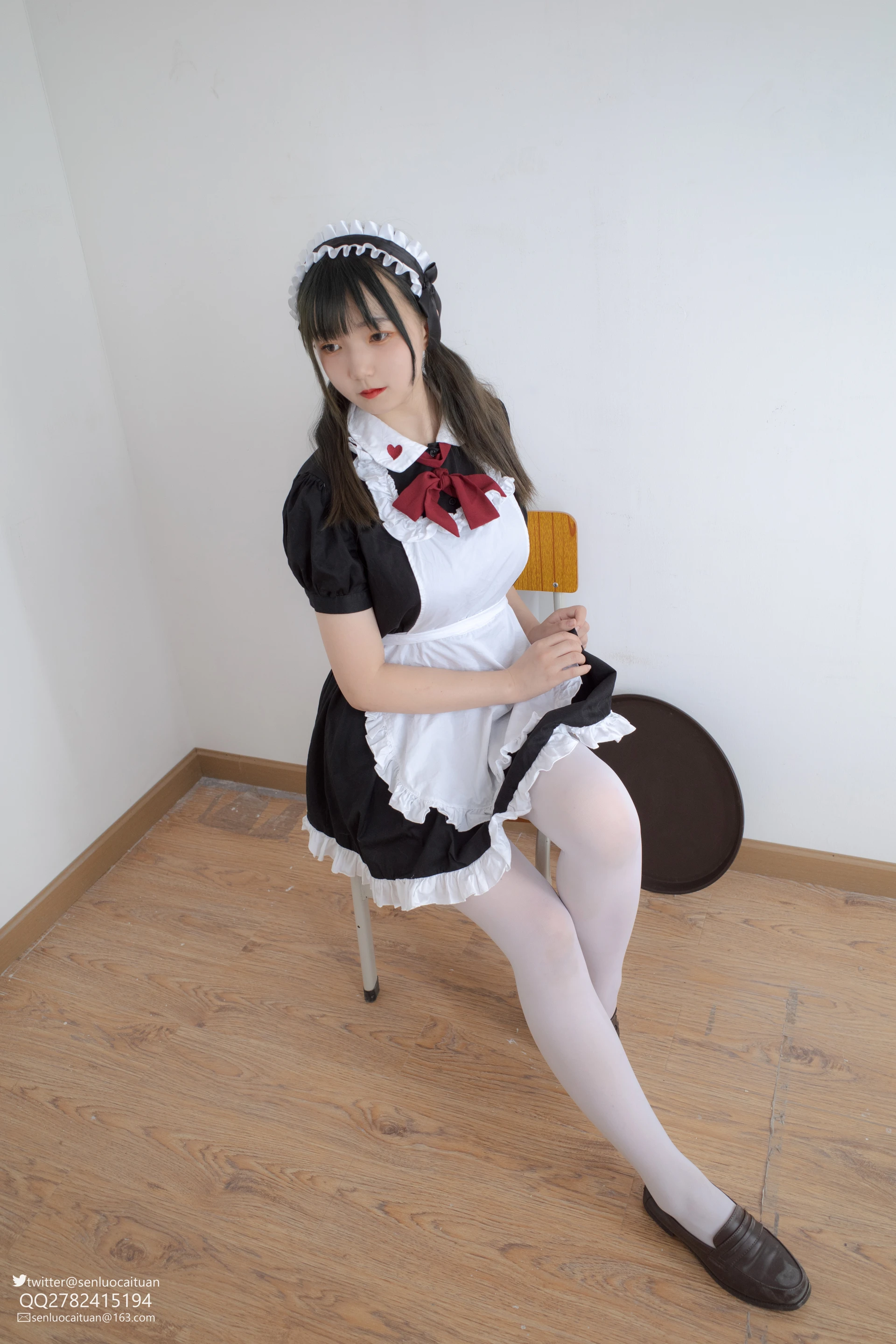 JKFUN GG-02 [101P1V-2.09G]GG, JKFUN, 可爱, 女仆装, 森萝财团, 白丝, 美腿