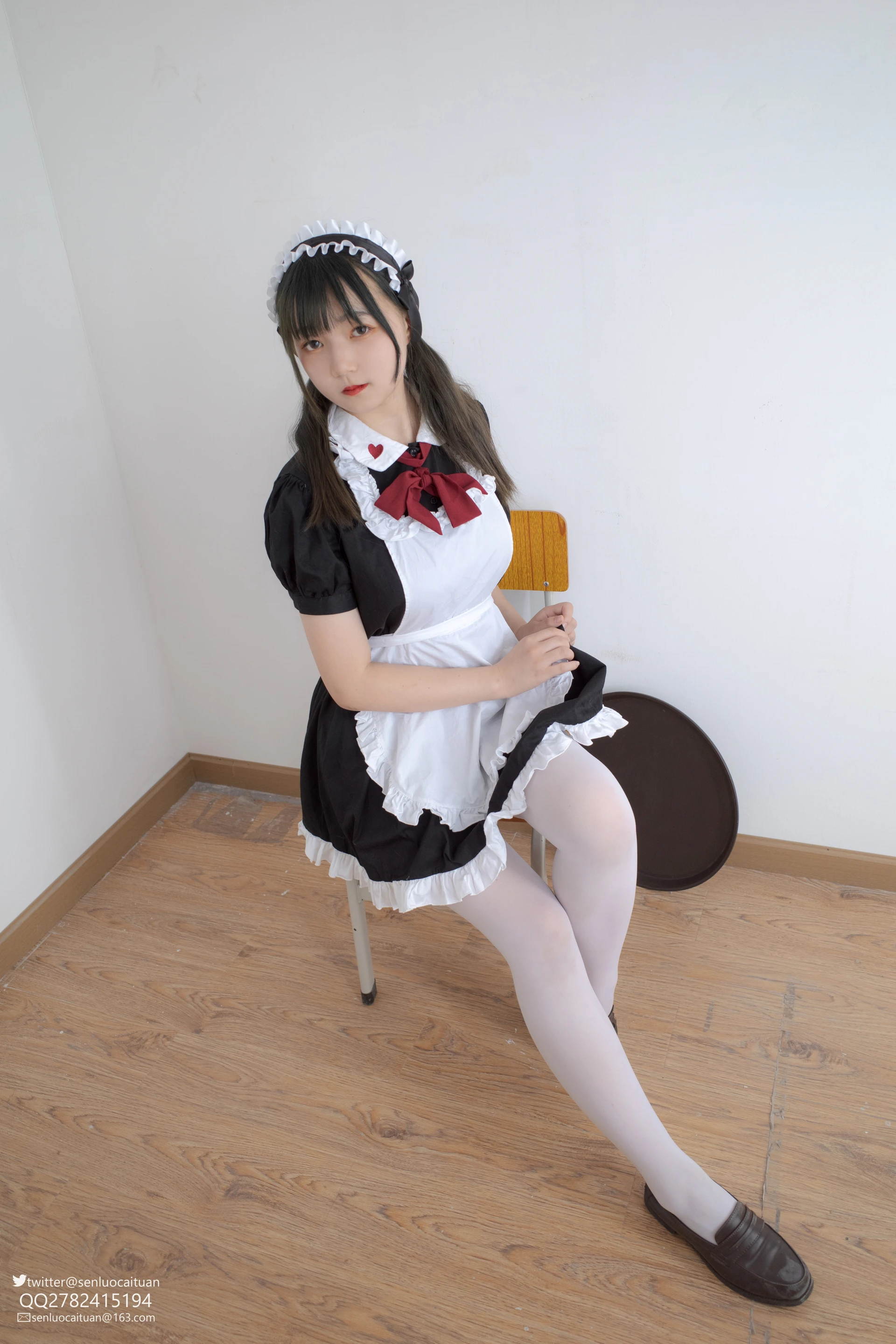 JKFUN GG-02 [101P1V-2.09G]GG, JKFUN, 可爱, 女仆装, 森萝财团, 白丝, 美腿