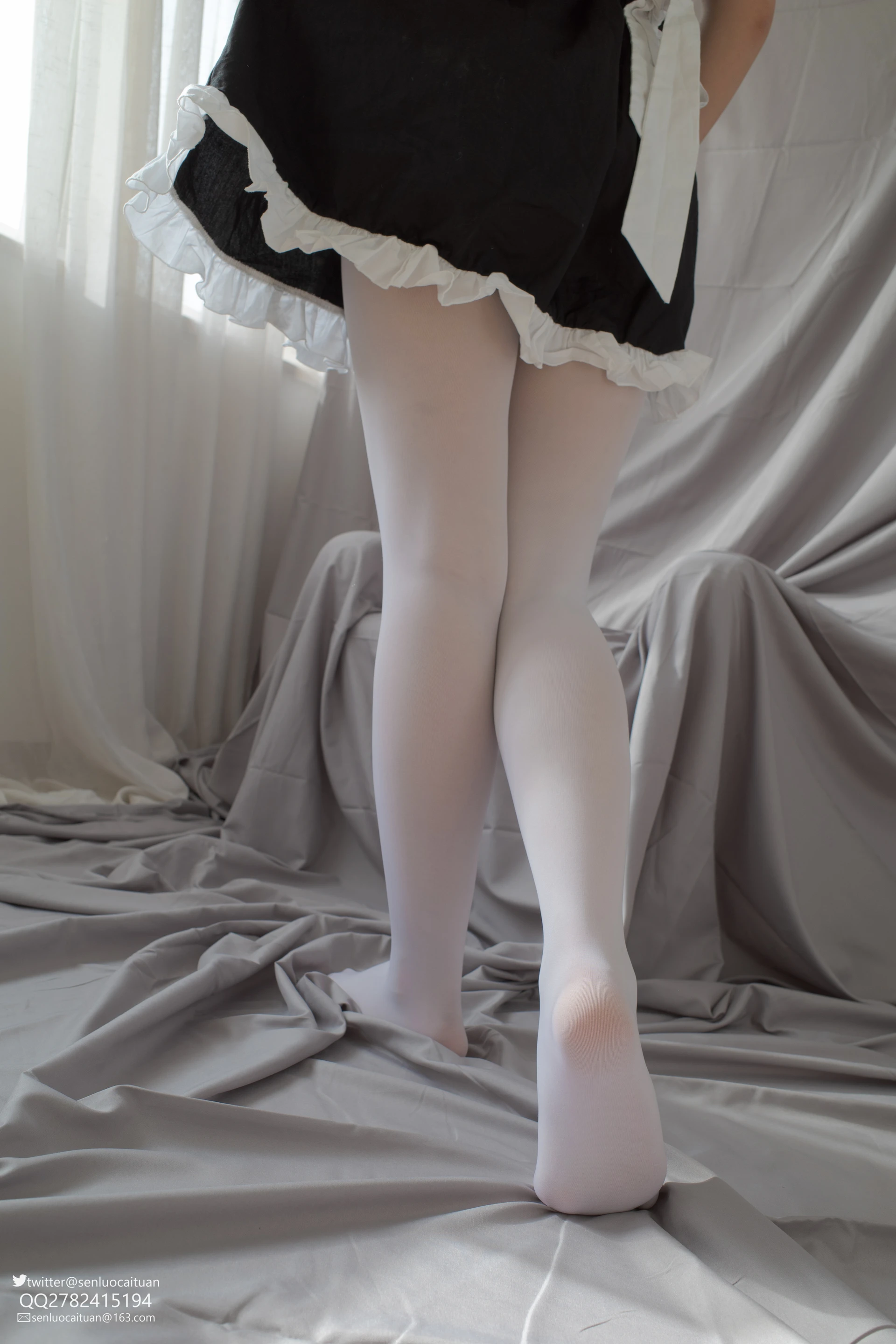 JKFUN GG-02 [101P1V-2.09G]GG, JKFUN, 可爱, 女仆装, 森萝财团, 白丝, 美腿